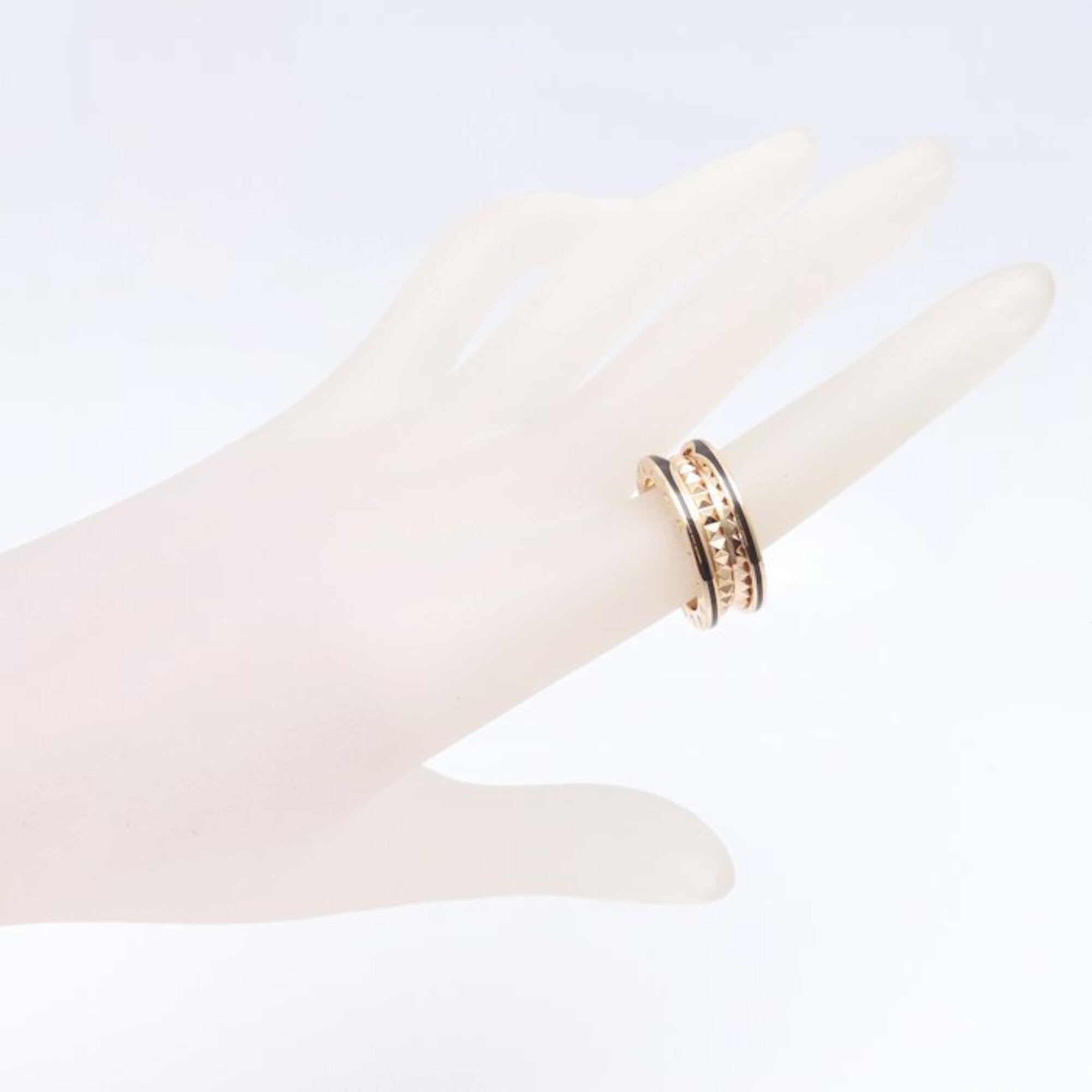 Bvlgari B.Zero1 Pink Gold (18K) Ceramic Band Ring (Pre-Owned)