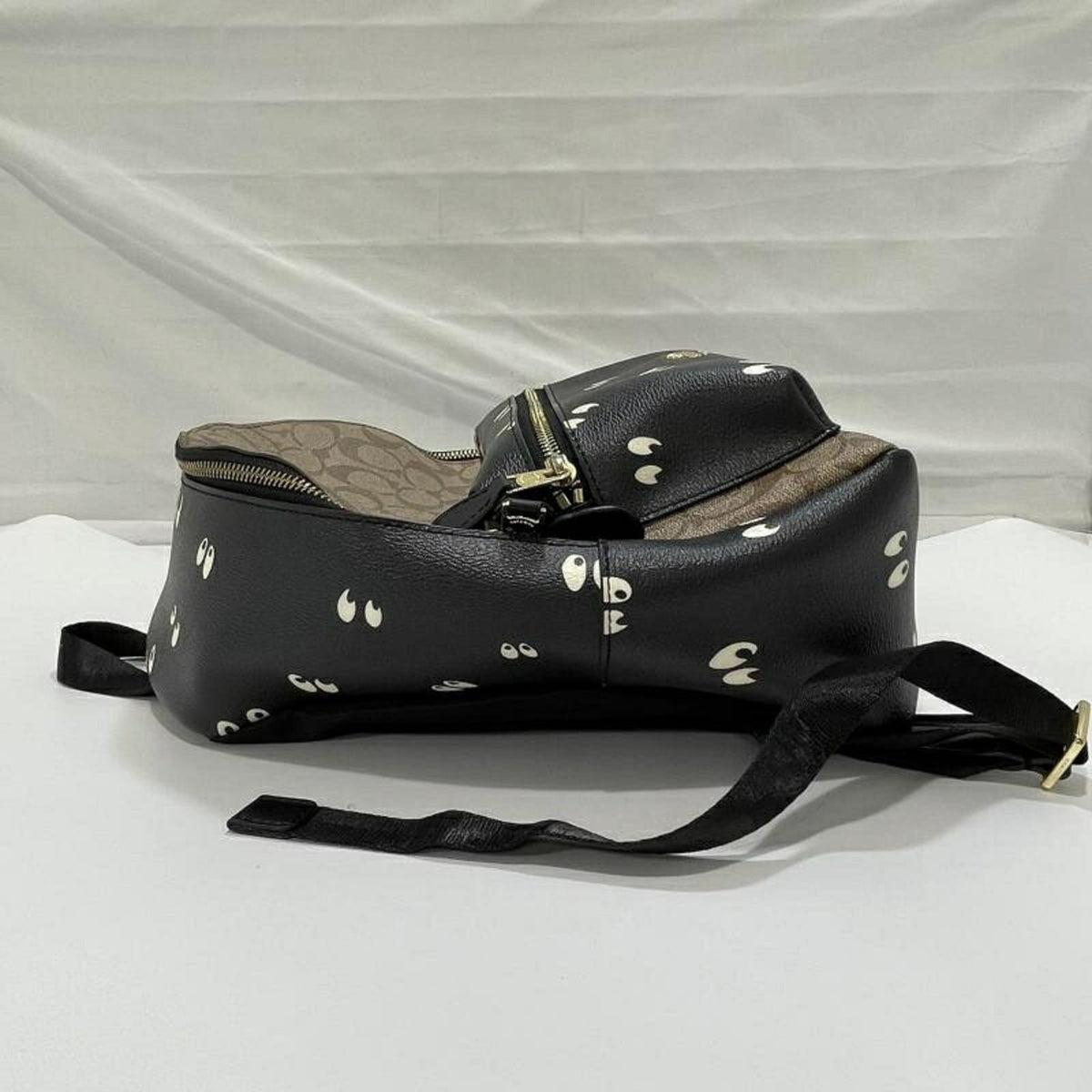 Coach Black Brown Backpack (Pre-Owned)