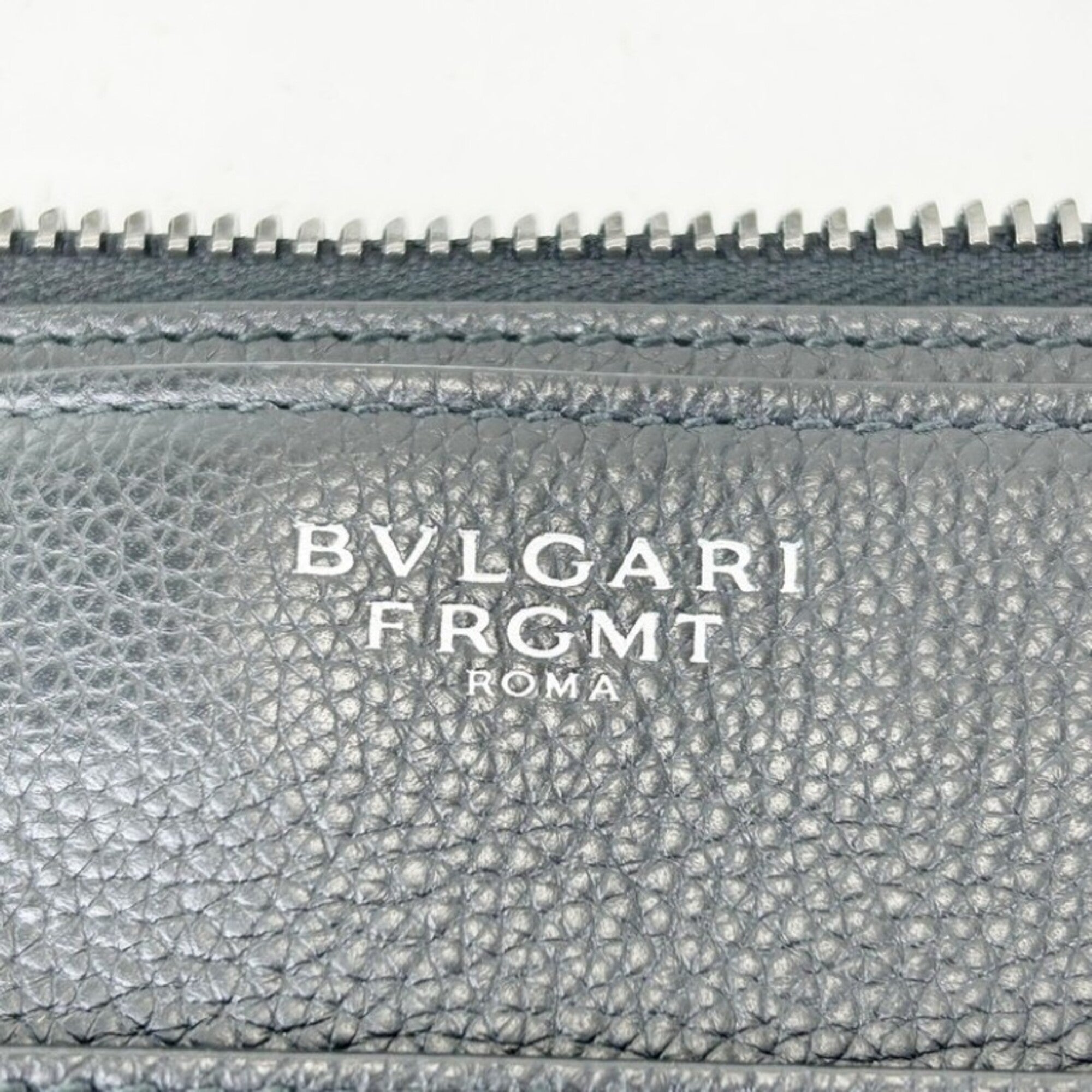 Bvlgari Black Leather Handbag Tote Bag (Pre-Owned)