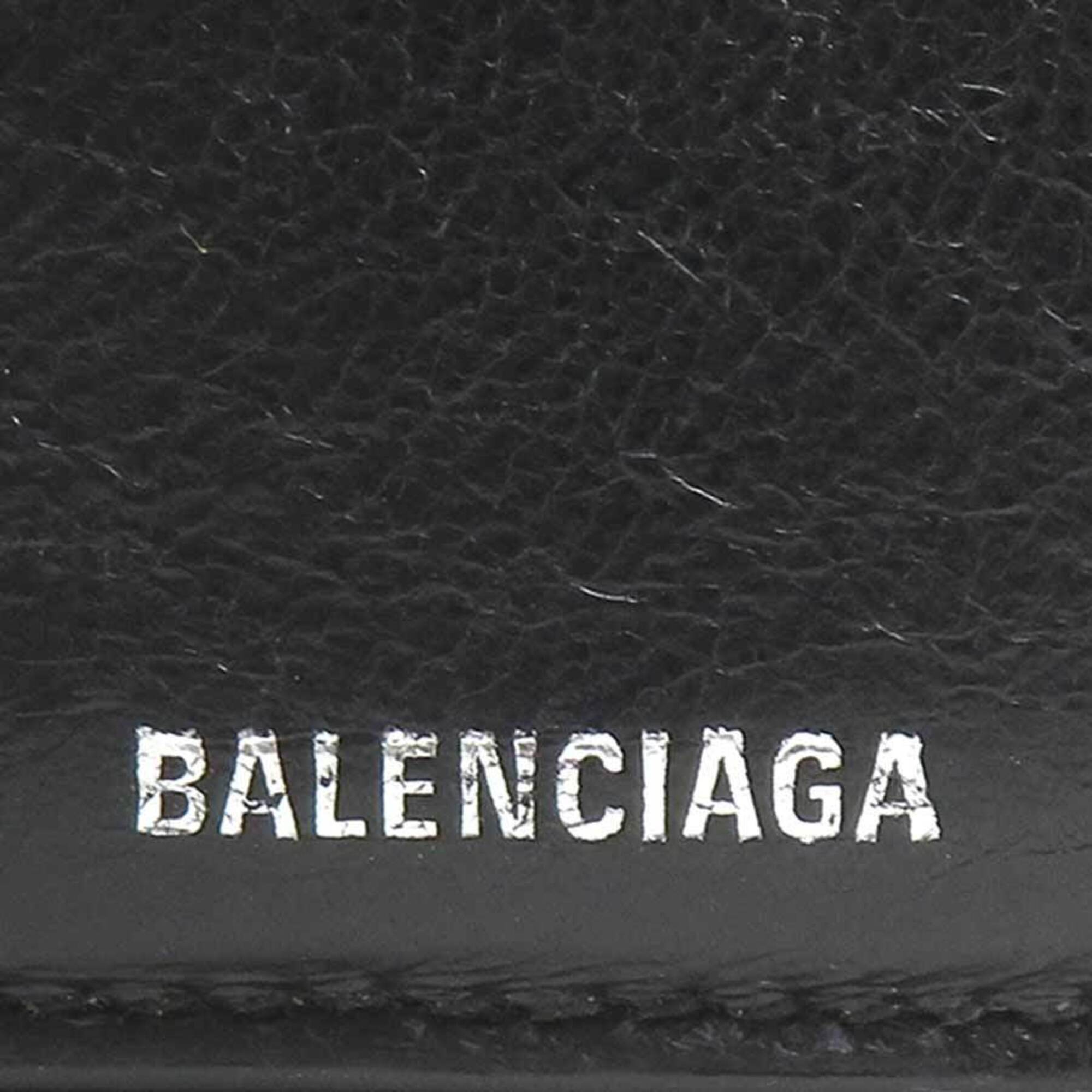 Balenciaga Black Leather Wallet (Bi-Fold) (Pre-Owned)