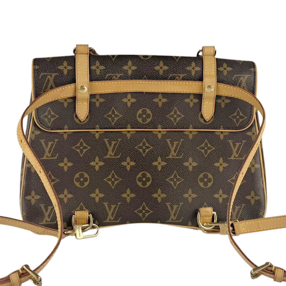 Louis Vuitton Brown Monogram Monogram Backpack Shoulder Bag (Pre-Owned)