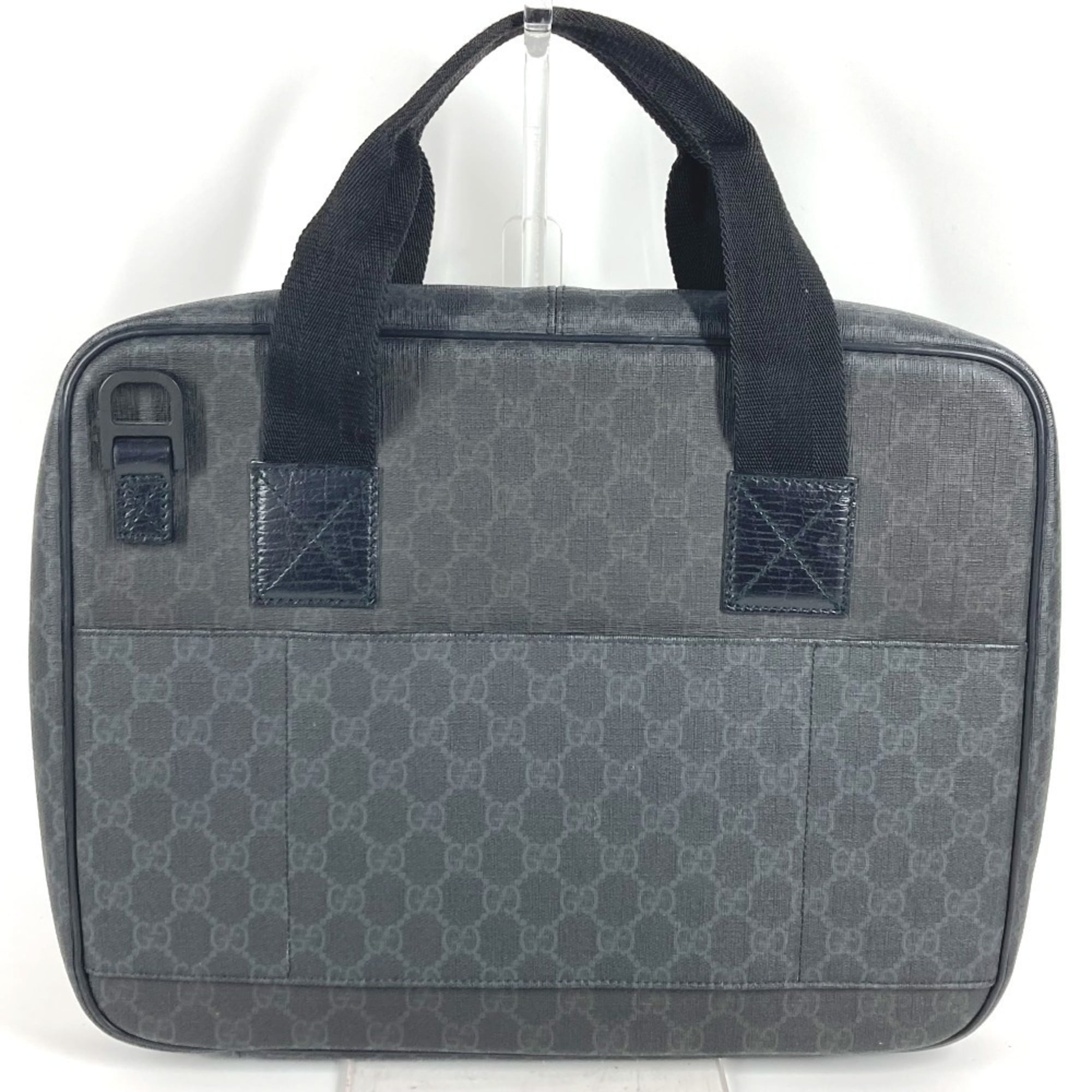 Gucci Black Gg Supreme Handbag Tote Bag (Pre-Owned)