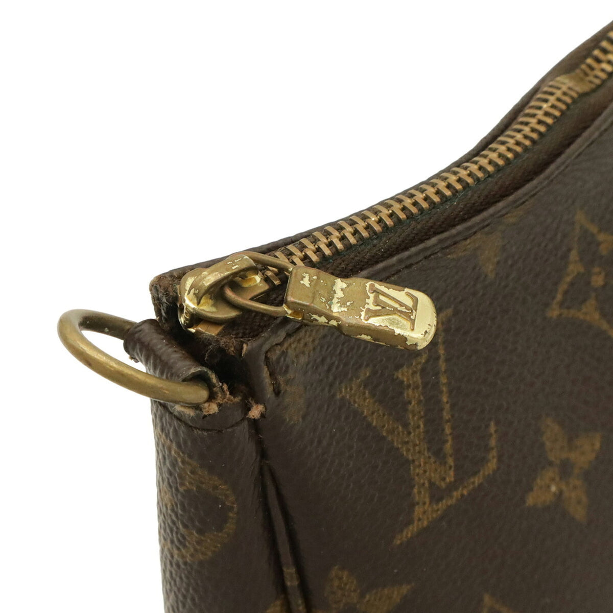 Louis Vuitton Brown Monogram Canvas Handbag Pochette Pouch (Pre-Owned)