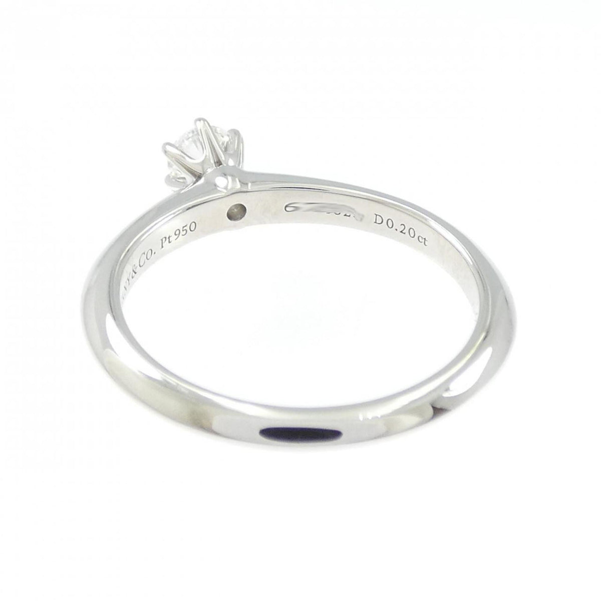Tiffany Platinum 950 Band Ring (Pre-Owned)