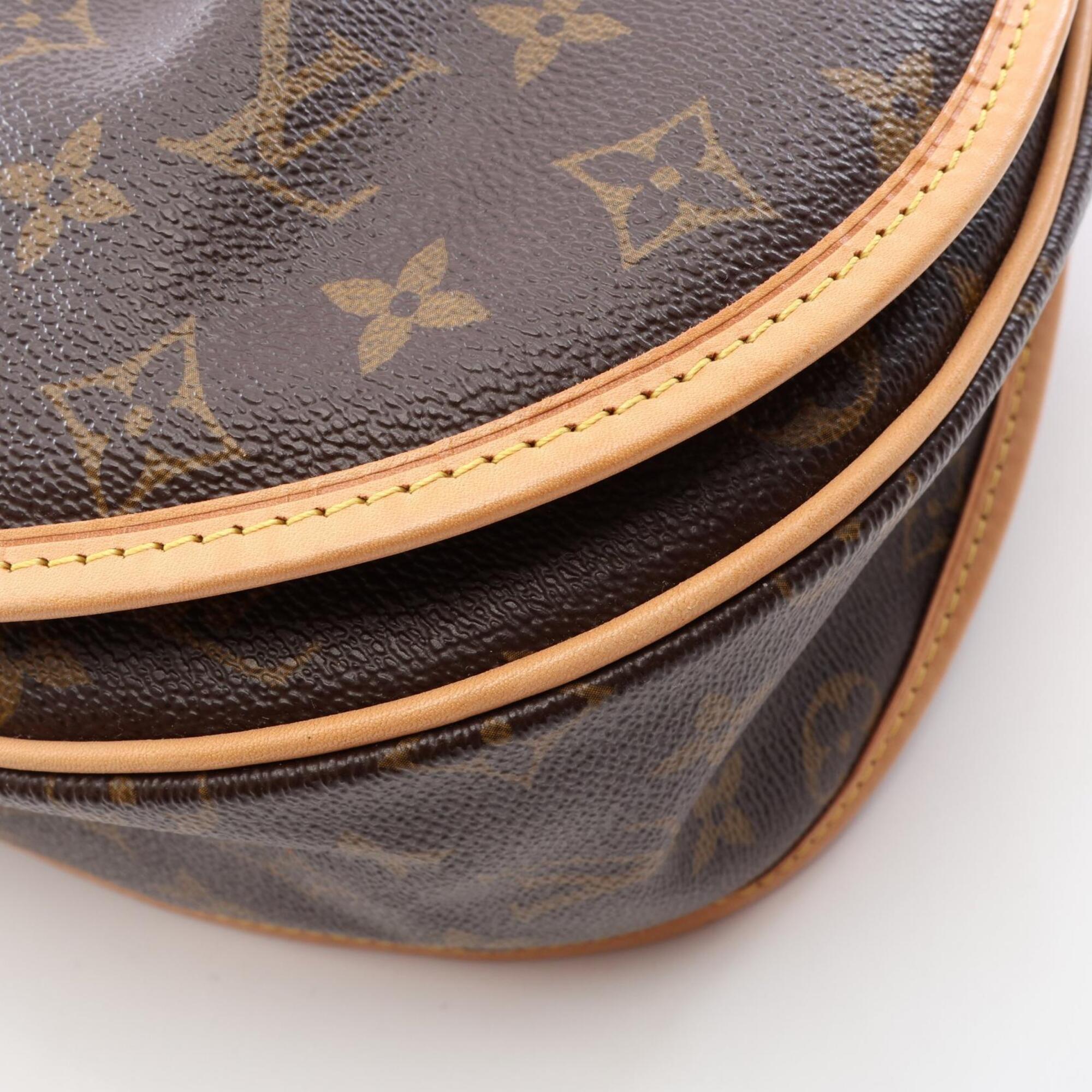 Louis Vuitton Brown Pvc Leather Handbag Shoulder Bag (Pre-Owned)