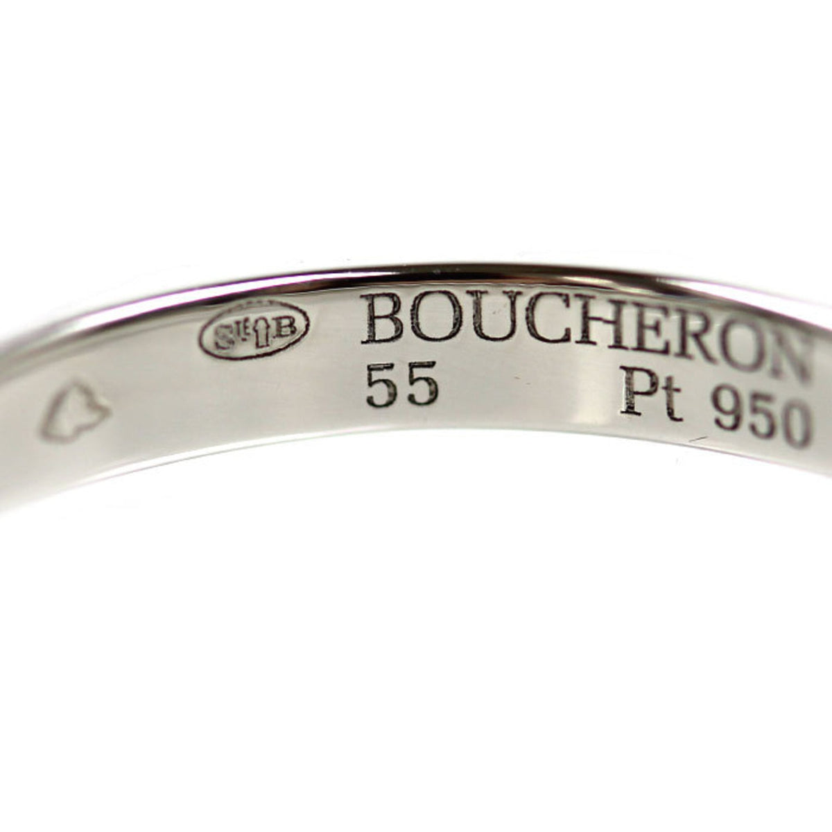 Boucheron Platinum 950 Band Ring (Pre-Owned)