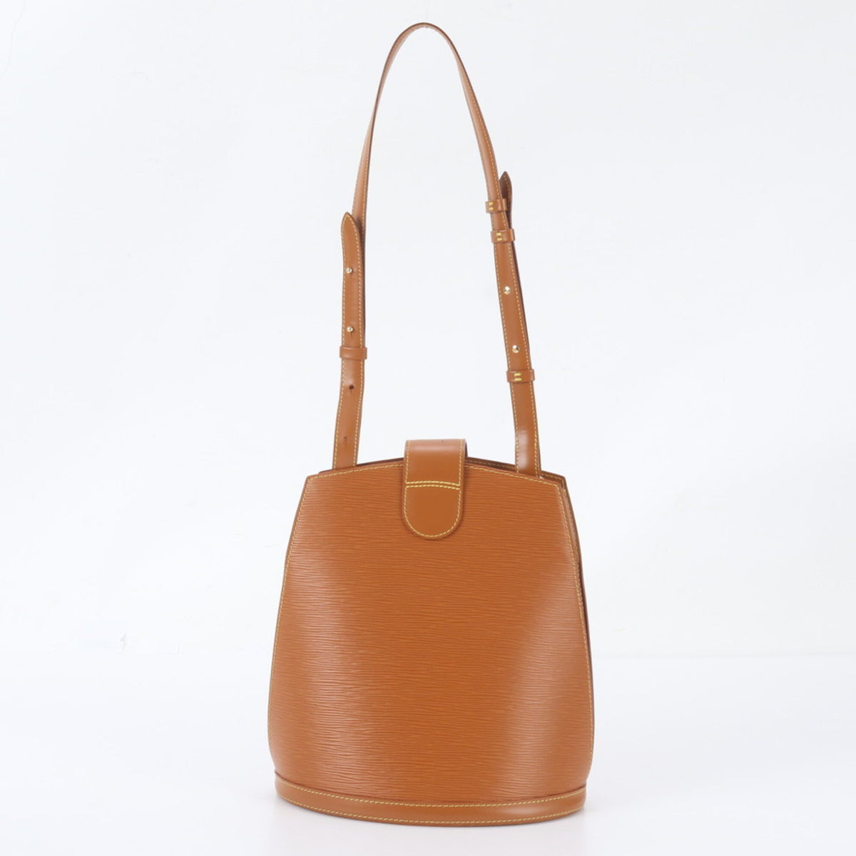 Louis Vuitton Gold Cipango Leather Handbag Shoulder Bag Tote Bag (Pre-Owned)