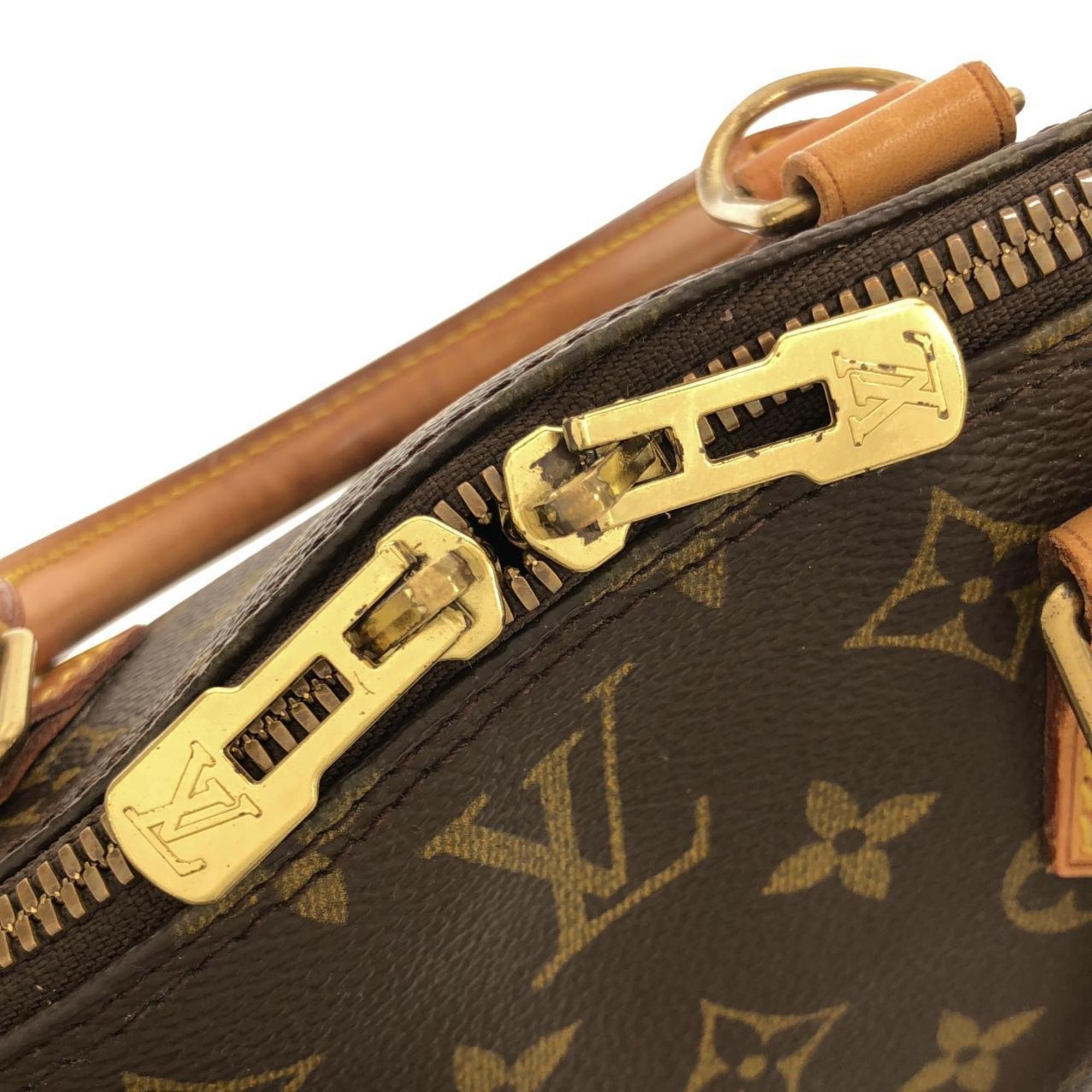Louis Vuitton Marron Coated Canvas Handbag (Pre-Owned)