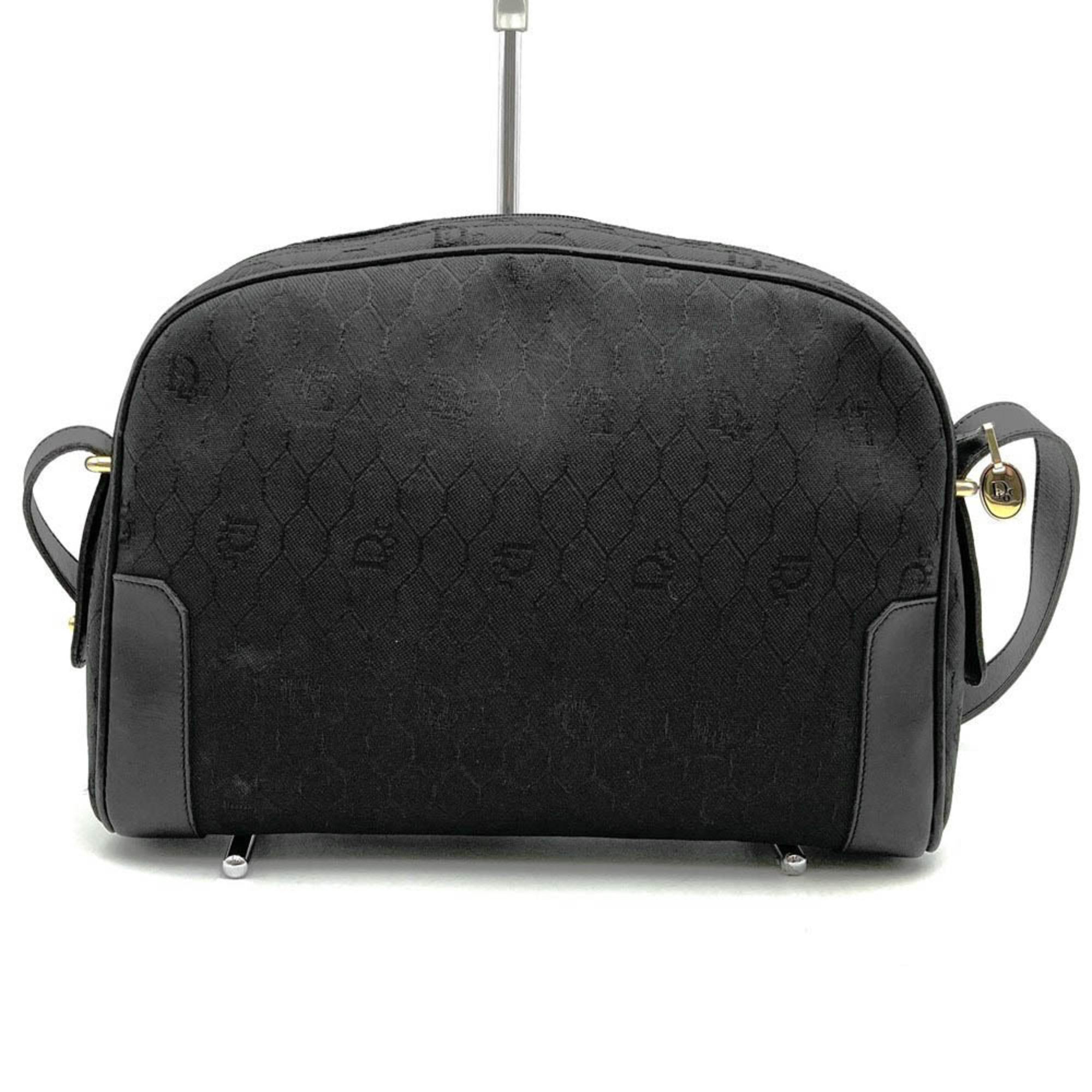 Christian Dior Black Canvas Shoulder Bag (Pre-Owned)