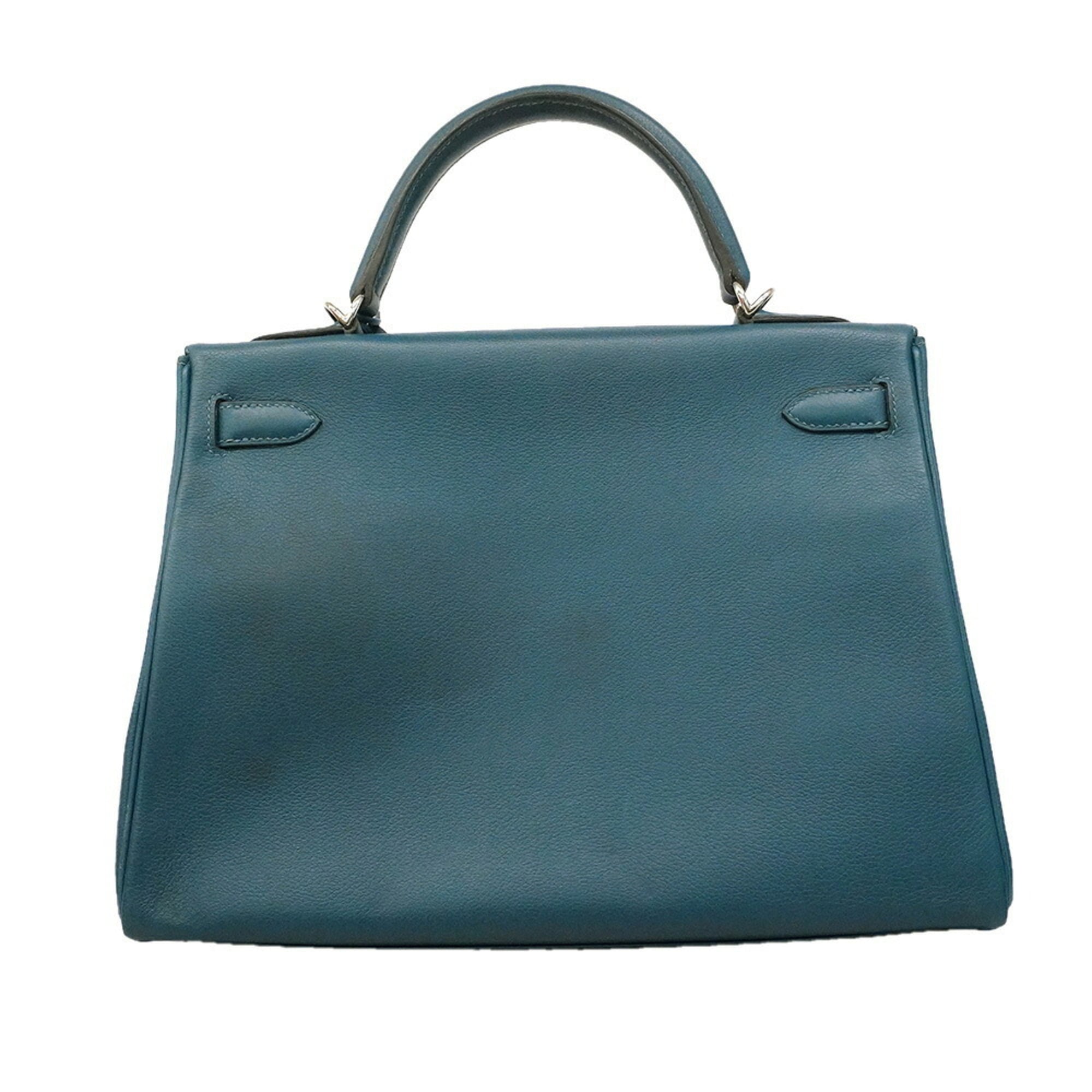 Hermes Deep Blue Handbag (Pre-Owned)