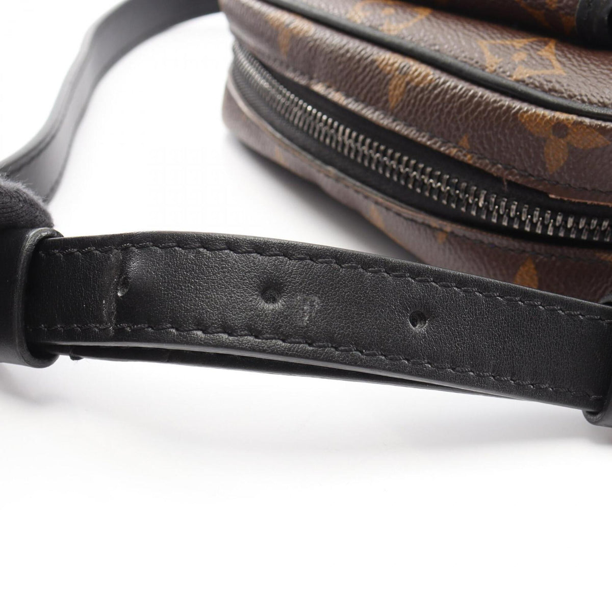 Louis Vuitton Black Brown Pvc Leather Handbag Shoulder Bag (Pre-Owned)