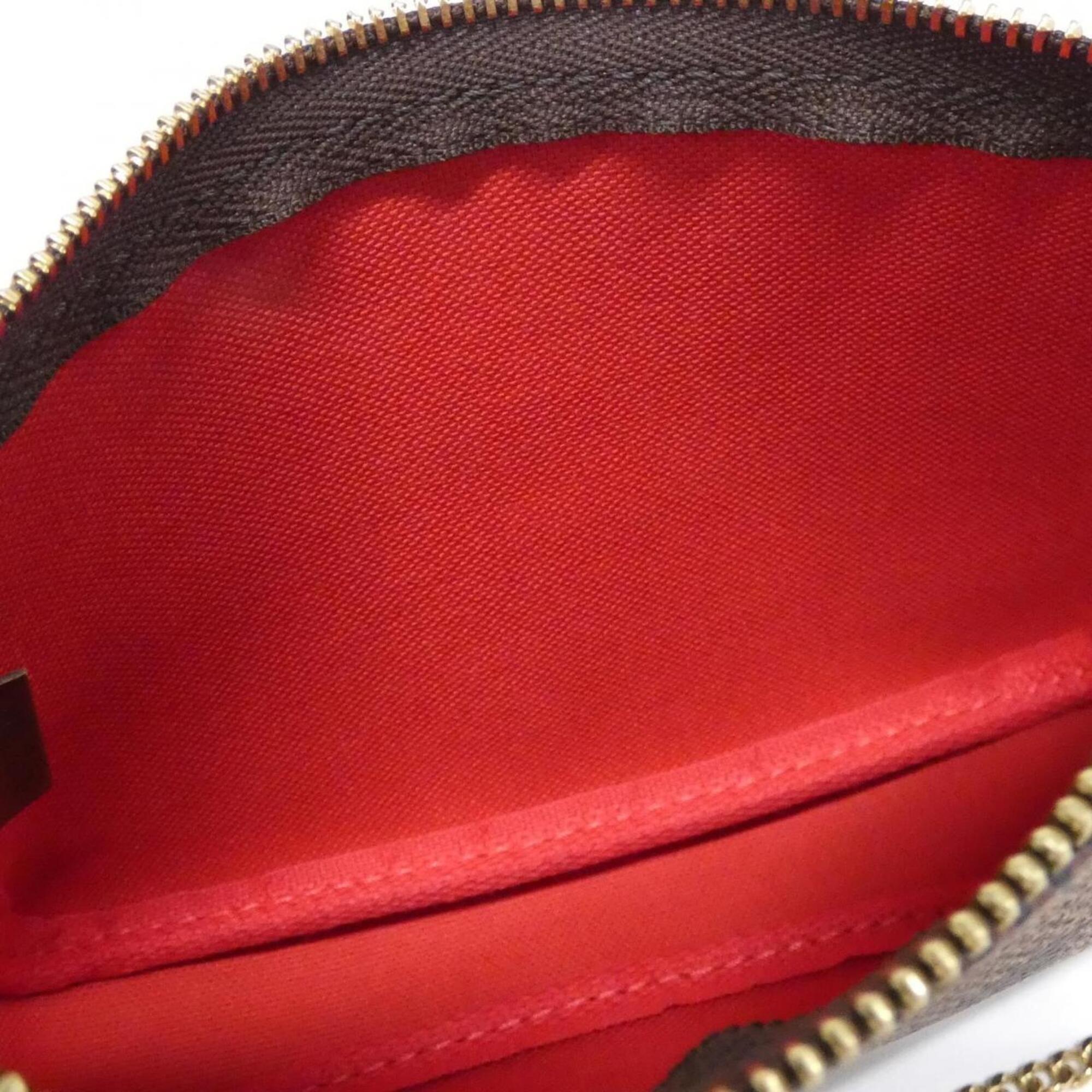 Louis Vuitton Ebene Coated Canvas Pochette Pouch (Pre-Owned)