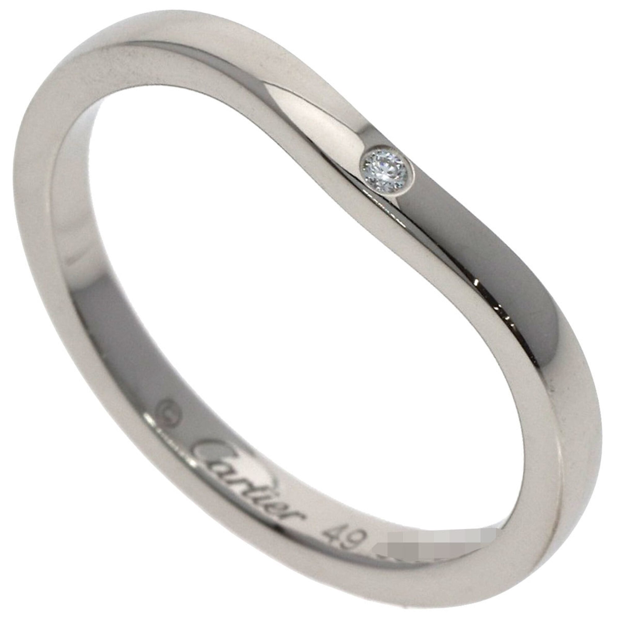 Cartier Platinum 950 Band Ring (Pre-Owned)