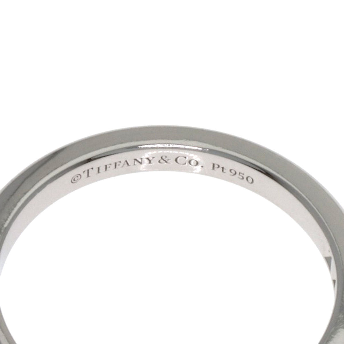Tiffany Platinum 950 Band Ring (Pre-Owned)