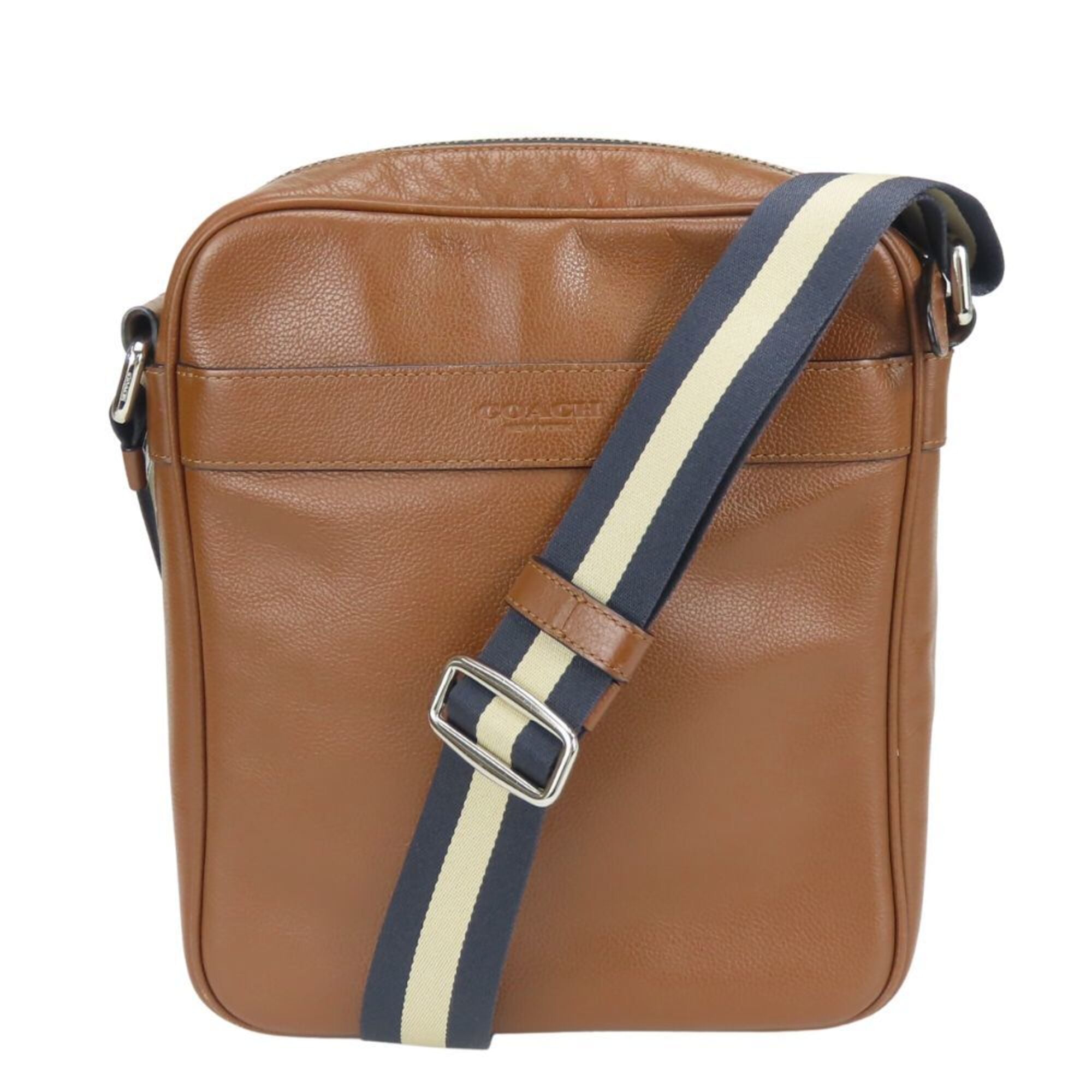 Coach Brown Leather Shoulder Bag (Pre-Owned)
