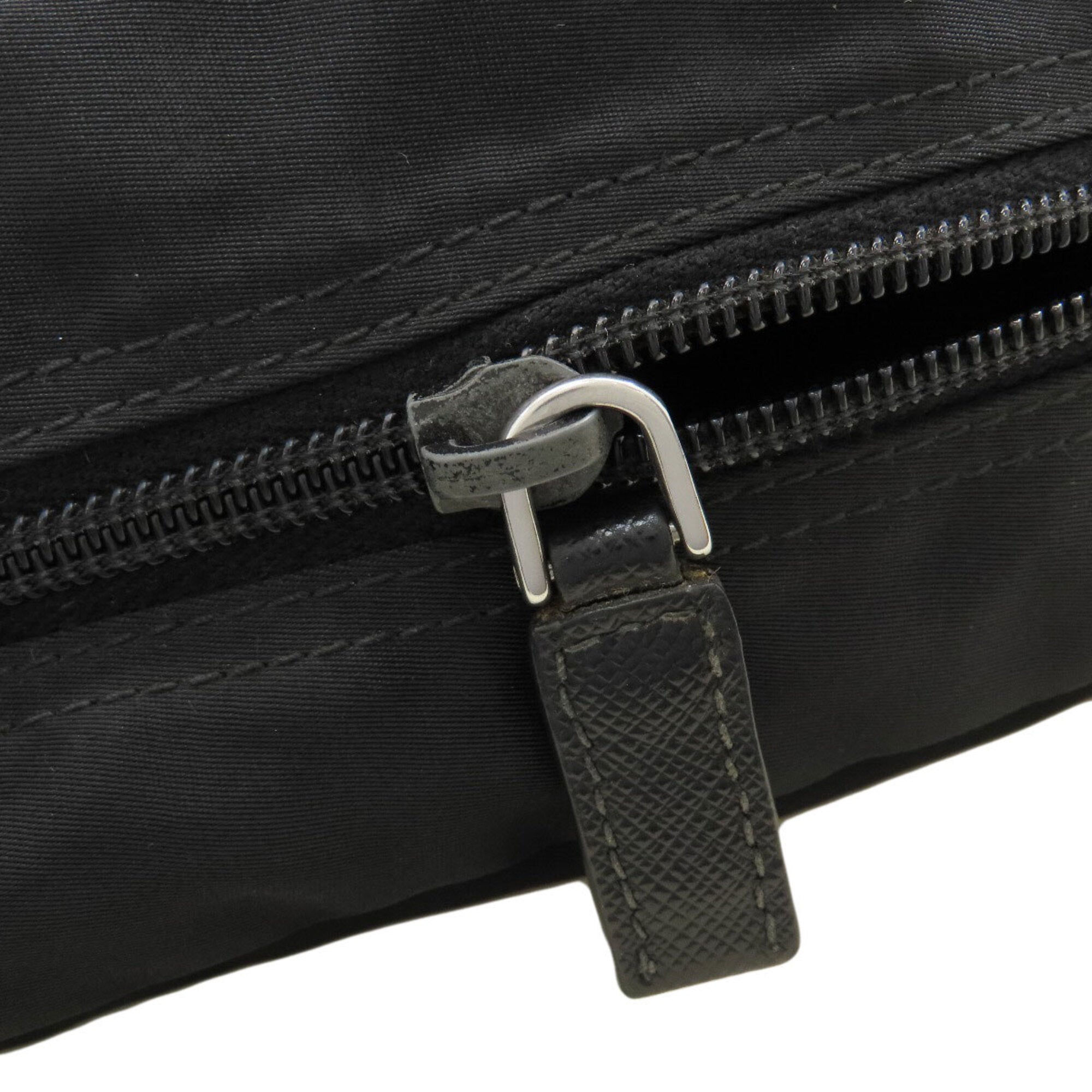 Prada Black Nylon Shoulder Bag (Pre-Owned)