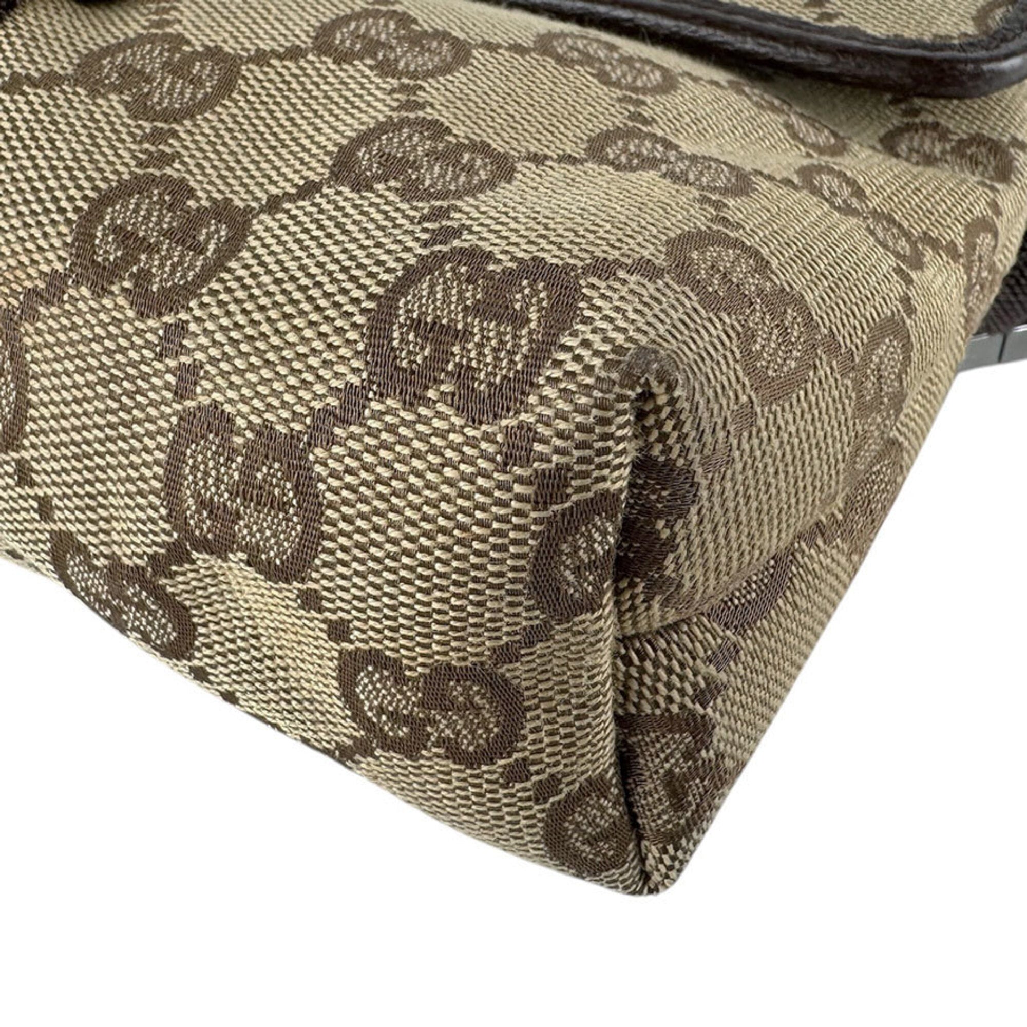Gucci Brown Gg Canvas Fanny Pack Sling Bag (Pre-Owned)
