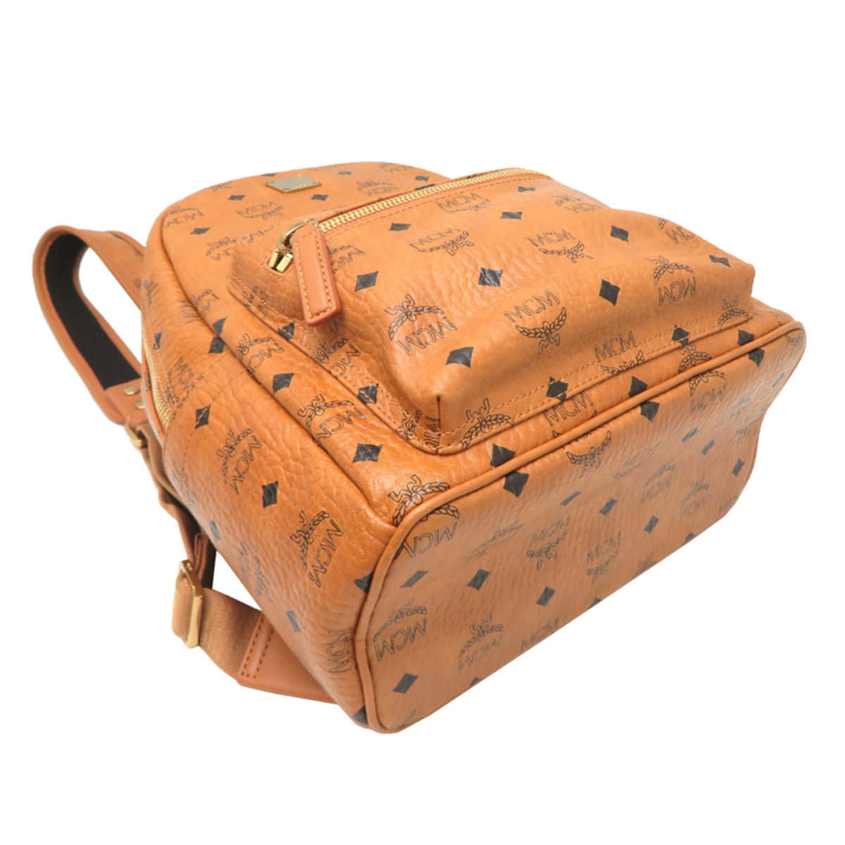 Mcm Brown Pvc Backpack (Pre-Owned)