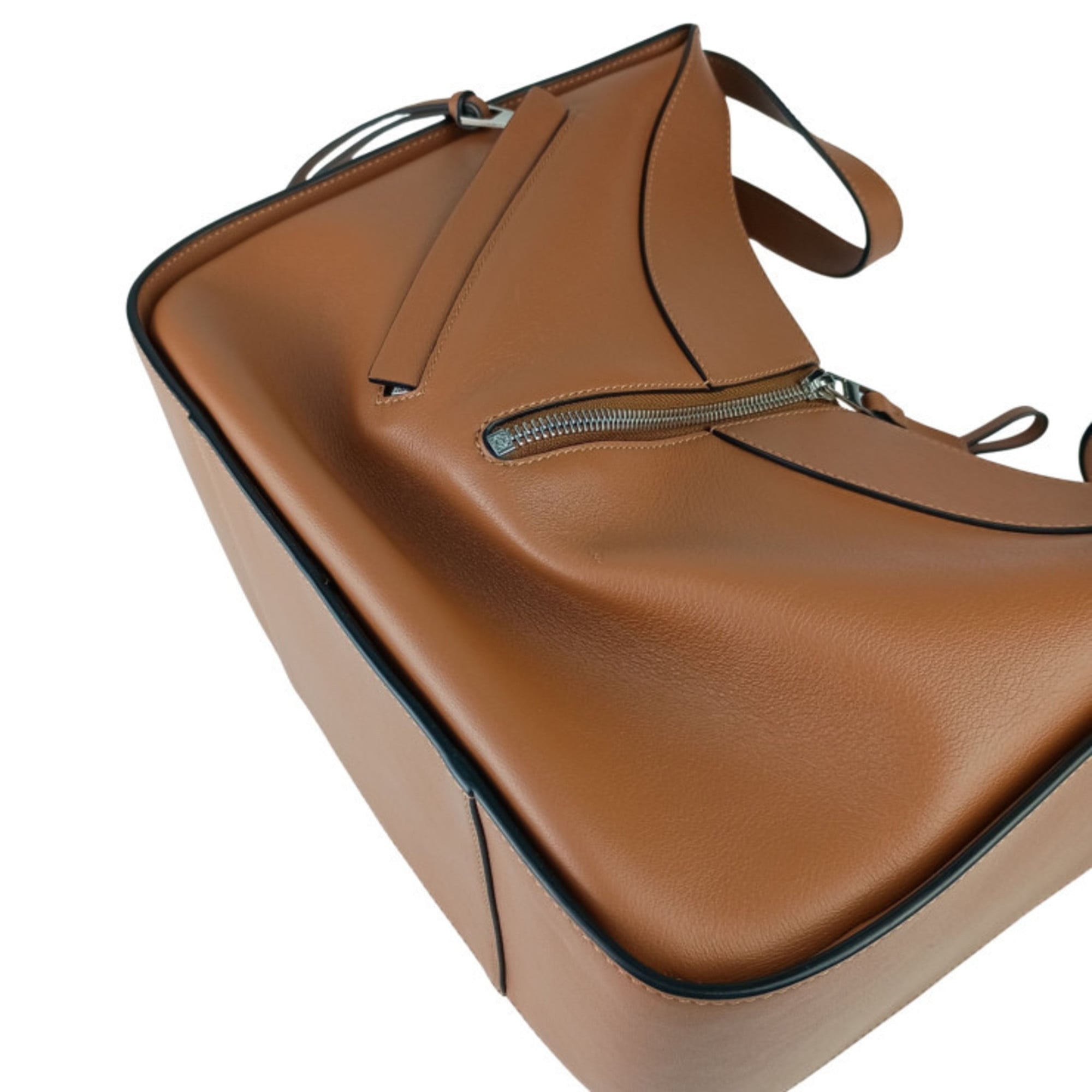 Loewe Hammock Brown Leather Handbag Shoulder Bag Tote Bag (Pre-Owned)