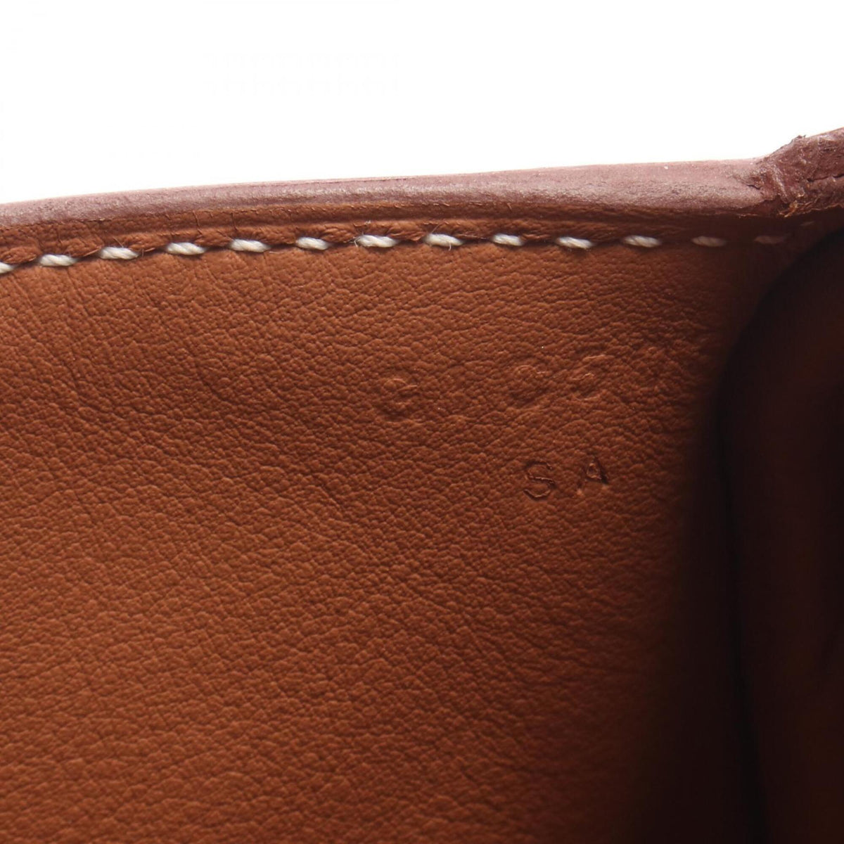 Hermes Brown Gold Taurillon Clemence Leather Leather Handbag Shoulder Bag (Pre-Owned)