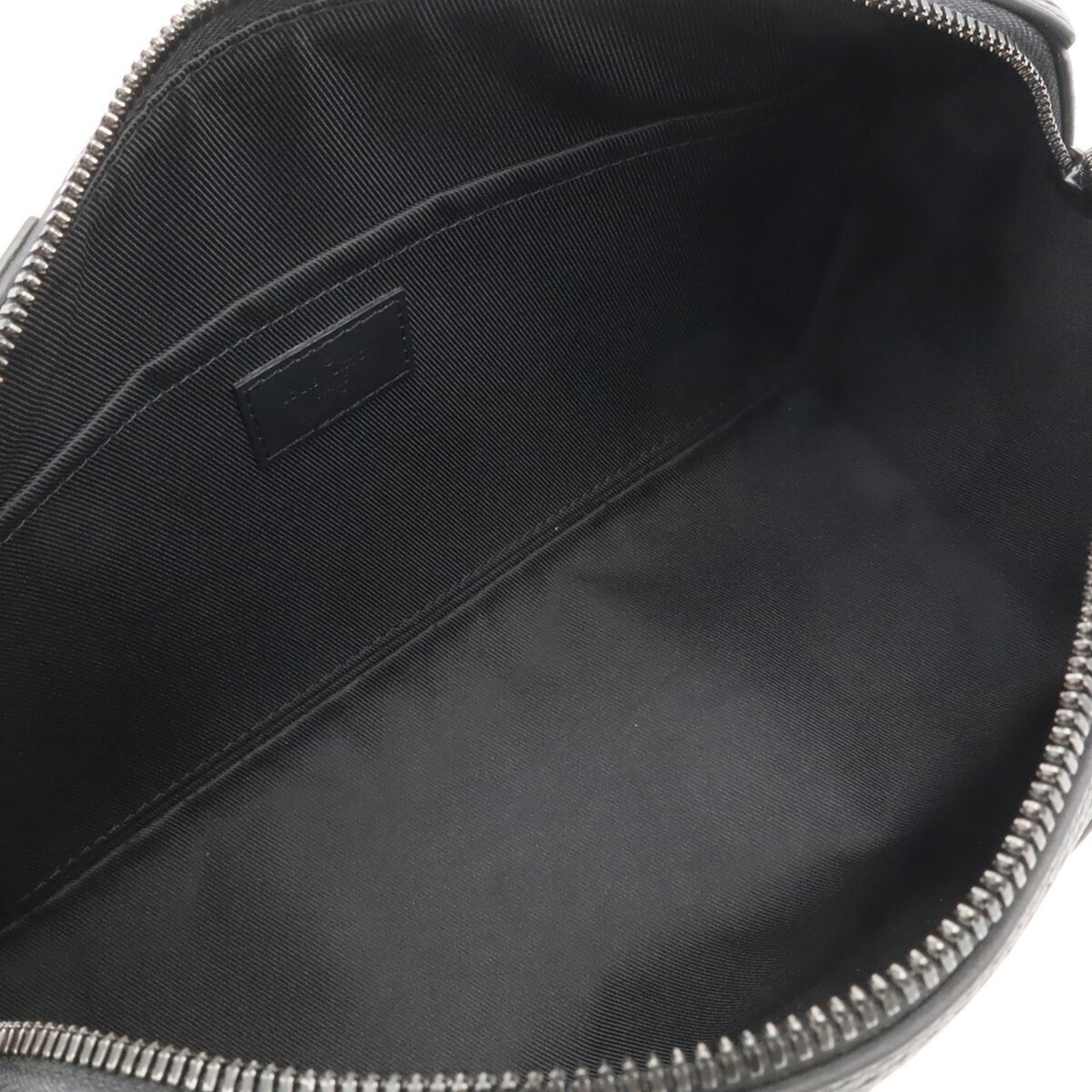 Louis Vuitton Noir Leather Shoulder Bag (Pre-Owned)