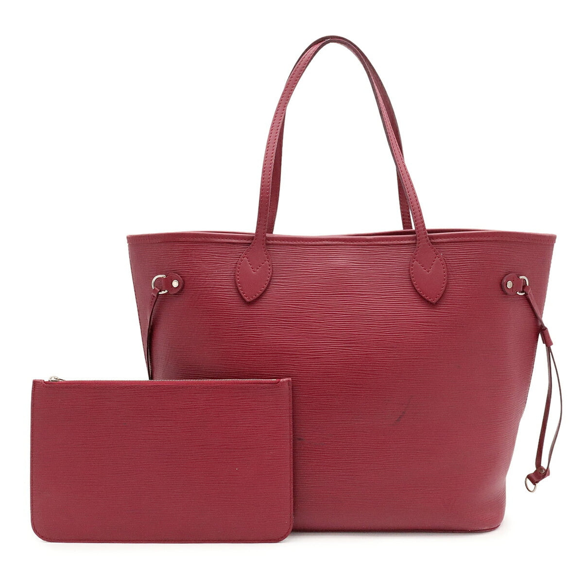Louis Vuitton Fuchsia Fuchsia Pink Epi Leather Pouch Shoulder Bag Tote Bag (Pre-Owned)