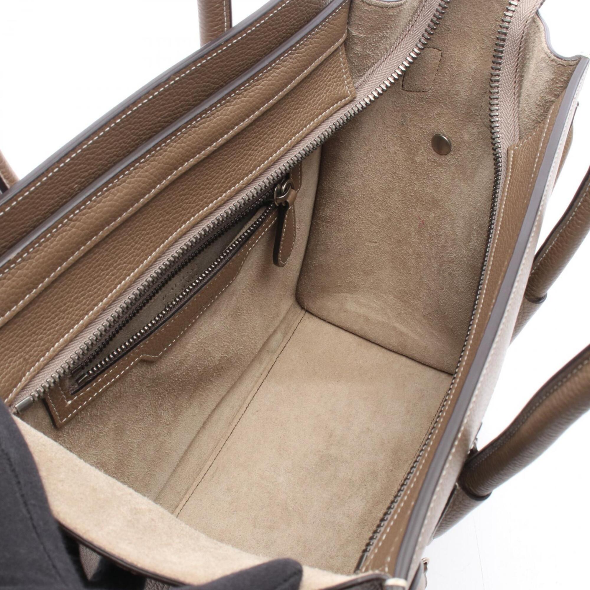 Celine Gray Leather Handbag (Pre-Owned)