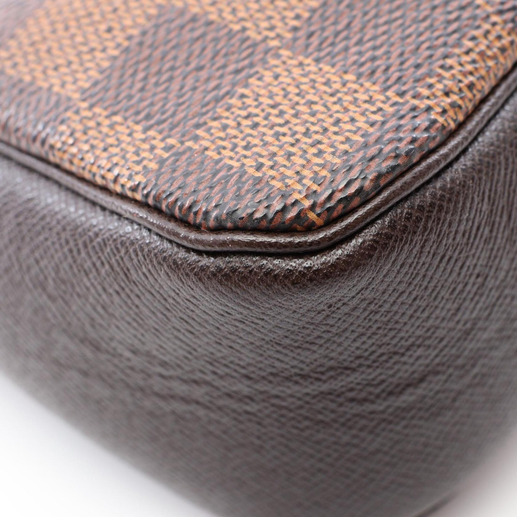 Louis Vuitton Brown Ebene Coated Canvas Pvc Damier Canvas Leather Handbag (Pre-Owned)
