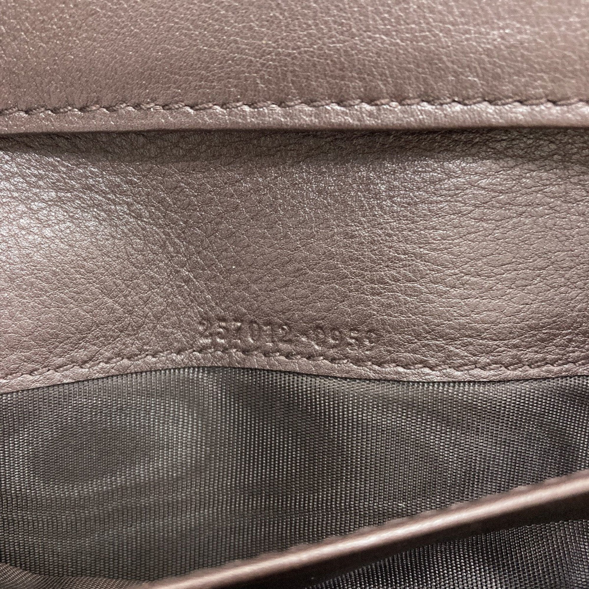 Gucci Brown Canvas Wallet (Tri-Fold) (Pre-Owned)