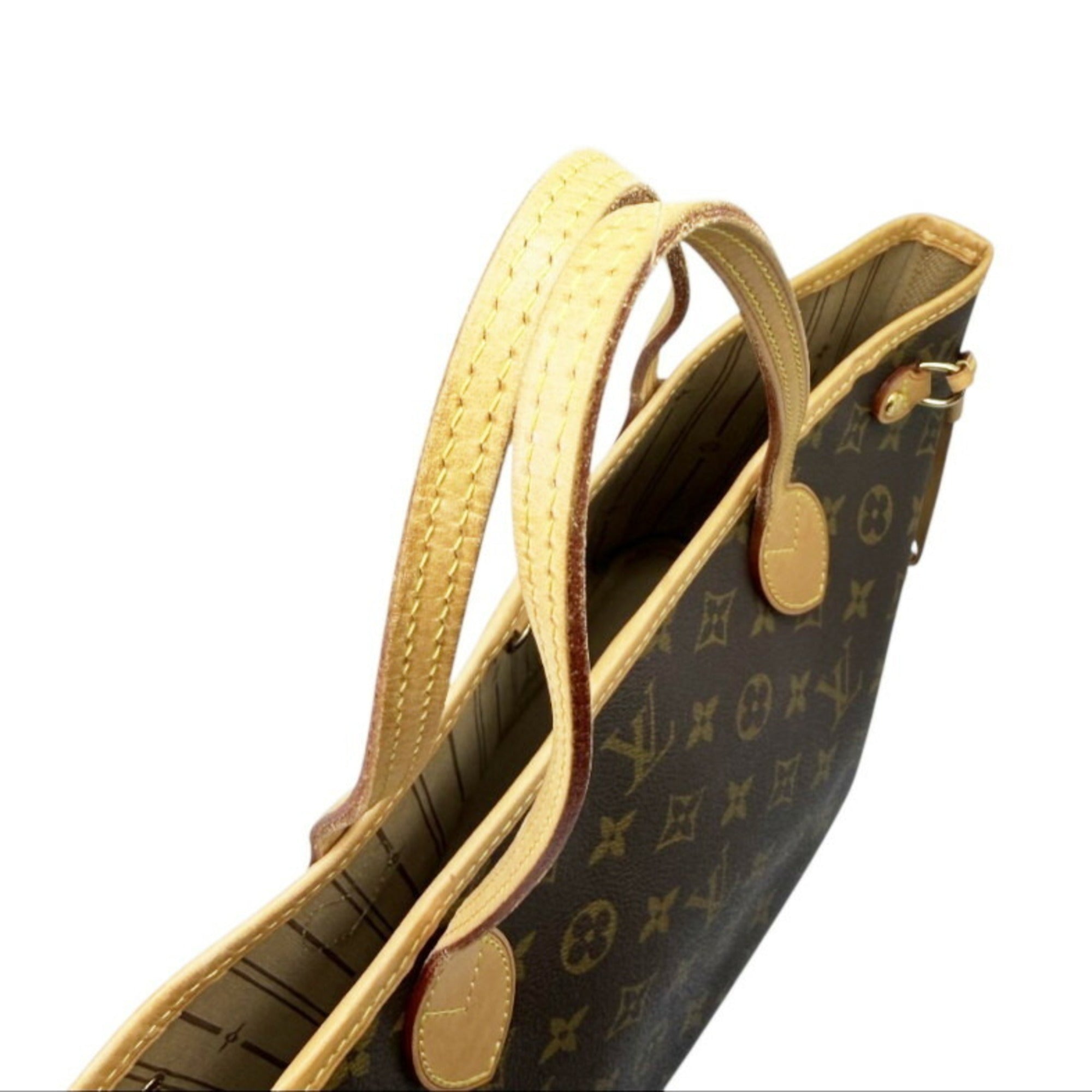 Louis Vuitton Brown Monogram Handbag Tote Bag (Pre-Owned)
