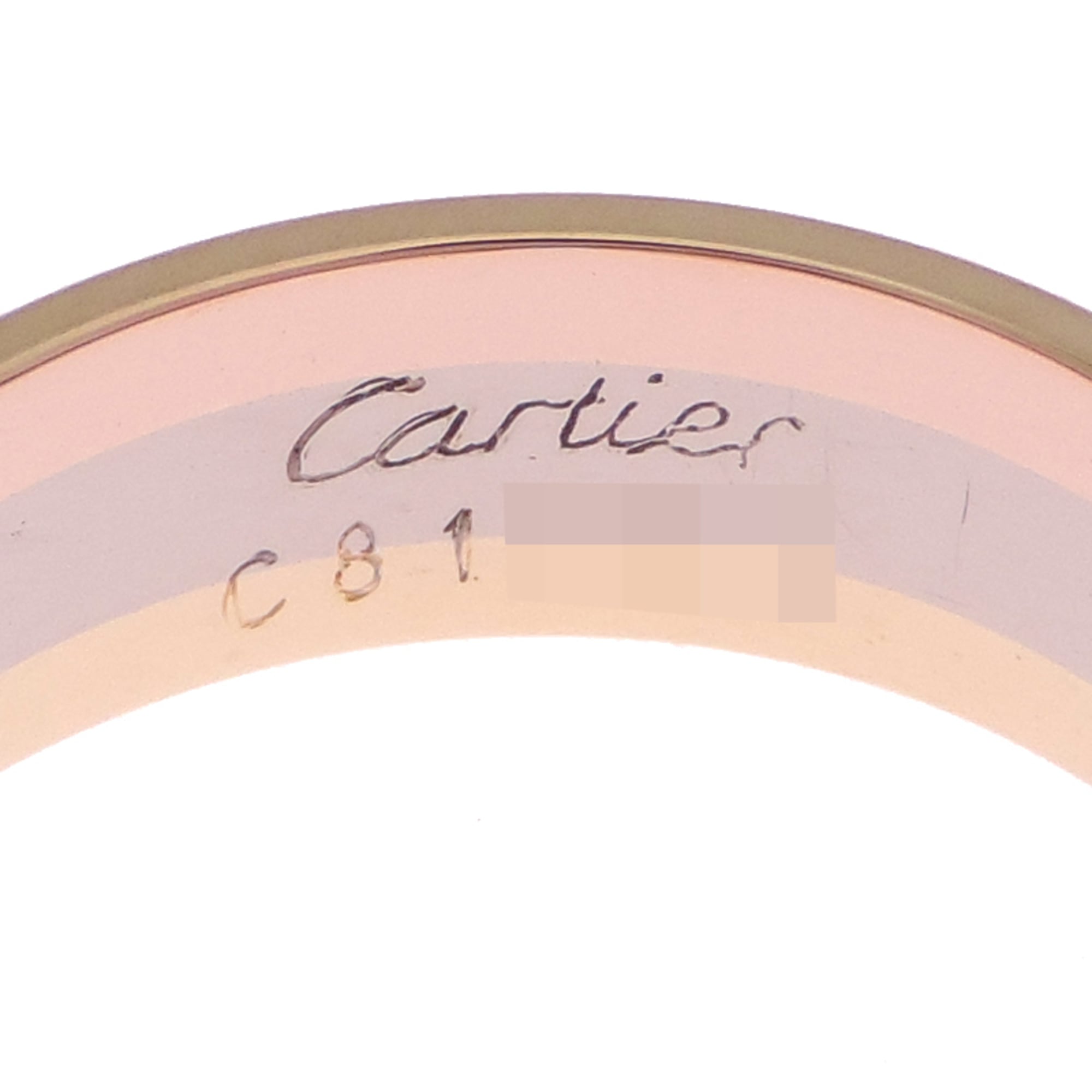 Cartier Yellow Gold (18K) Pink Gold (18K) White Gold (18K) Band Ring (Pre-Owned)