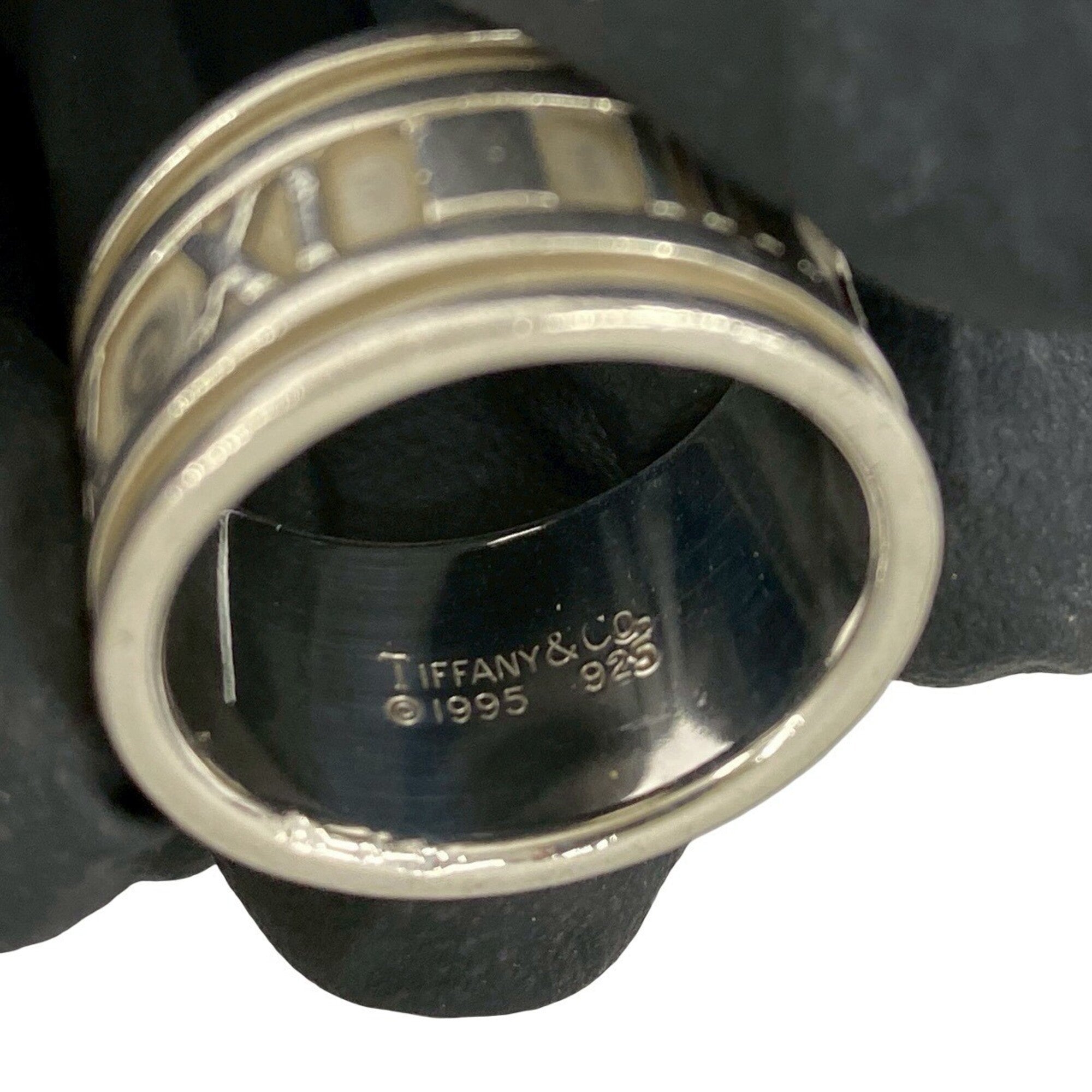 Tiffany Silver Silver 925 Band Ring (Pre-Owned)