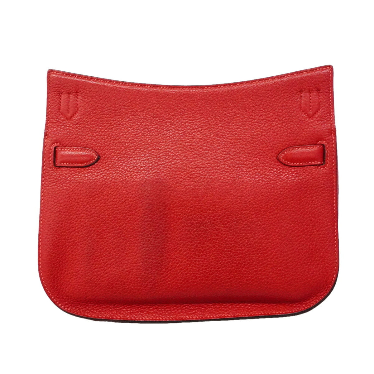 Hermes Rose Jaipur Rouge Casaque Taurillon Clemence Leather Shoulder Bag (Pre-Owned)
