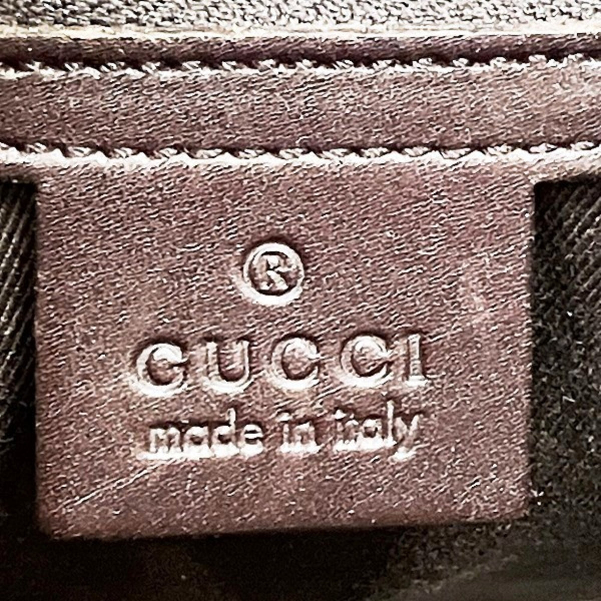 Gucci Beige Brown Gg Canvas Handbag Tote Bag (Pre-Owned)