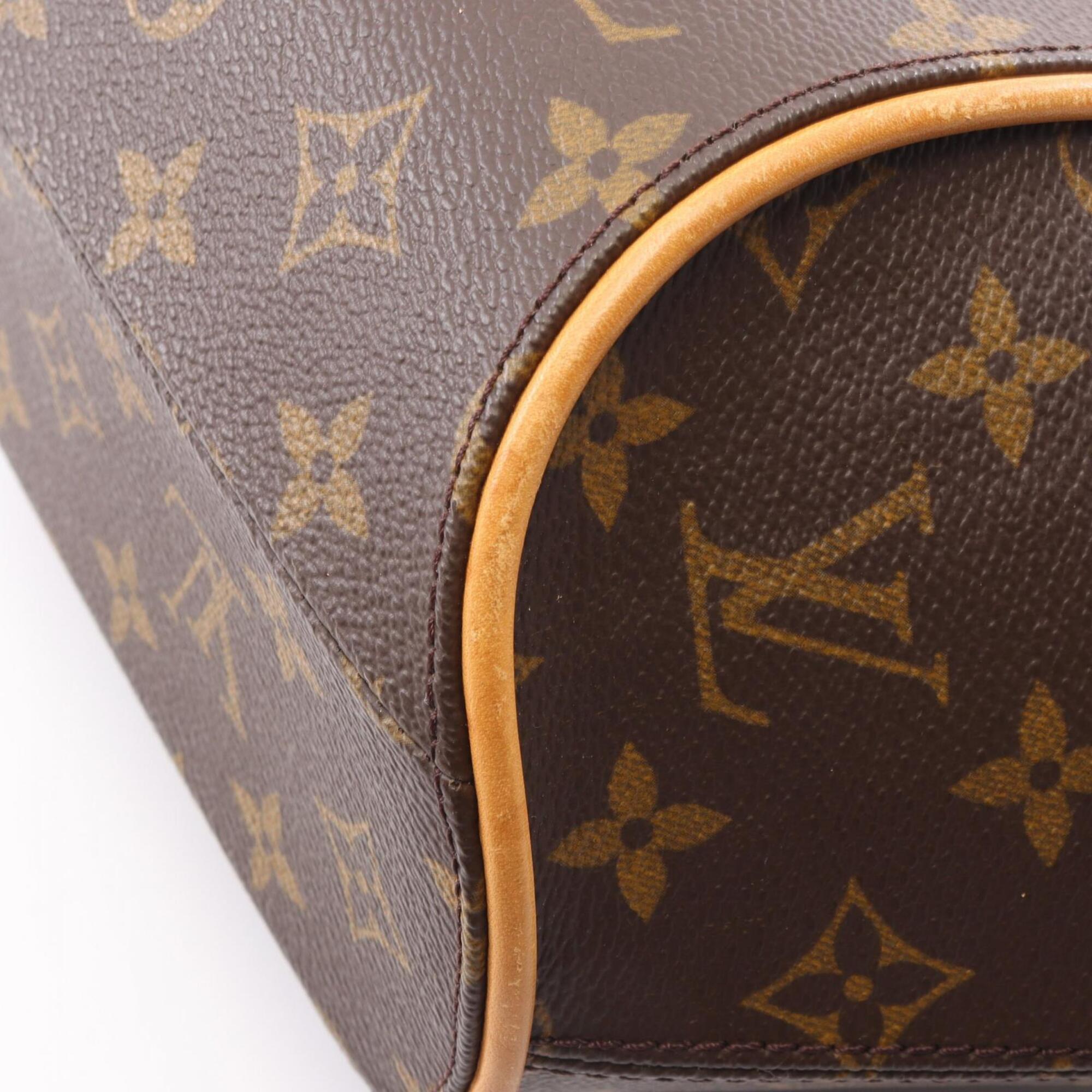 Louis Vuitton Monogram Brown Coated Canvas Handbag (Pre-Owned)