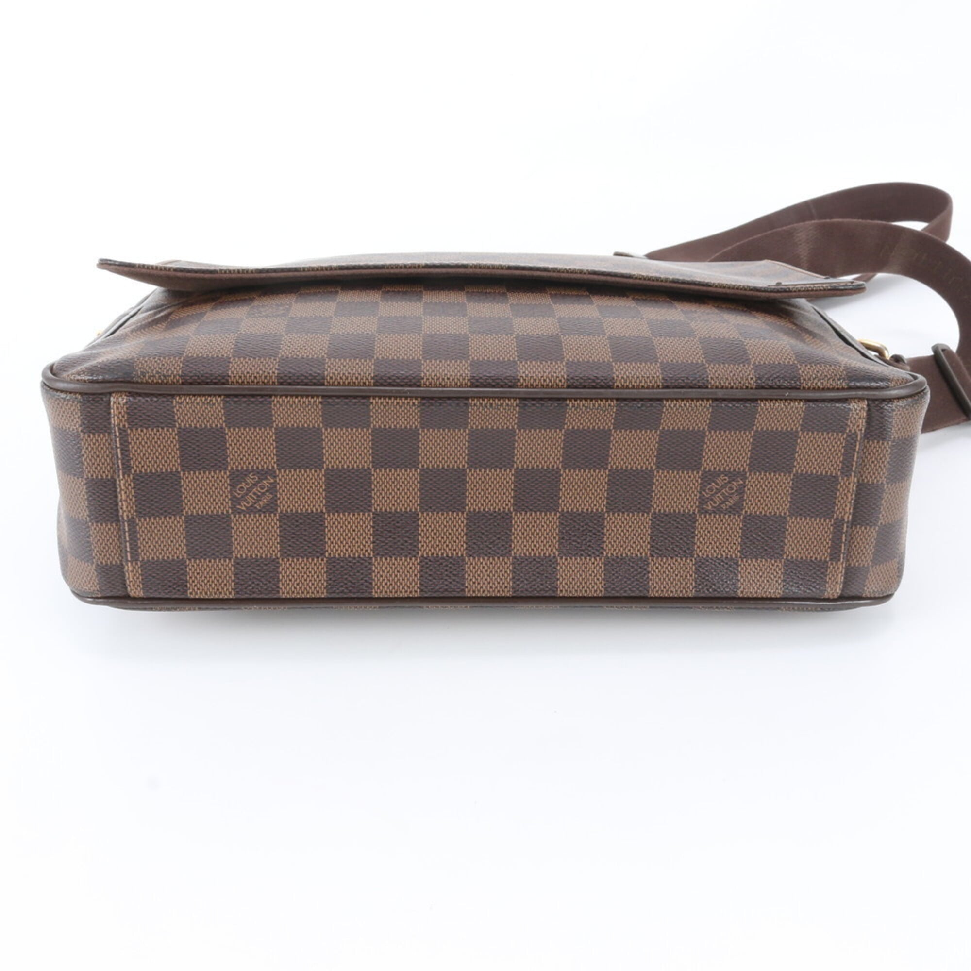 Louis Vuitton Damier Canvas Ebene Leather Coated Canvas Shoulder Bag Tote Bag (Pre-Owned)