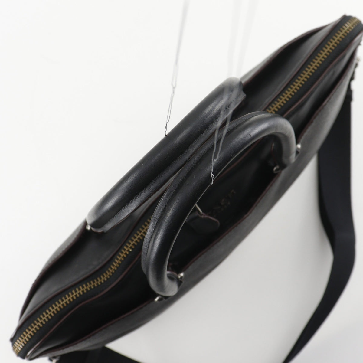 Coach Black Pvc Leather Briefcase (Pre-Owned)