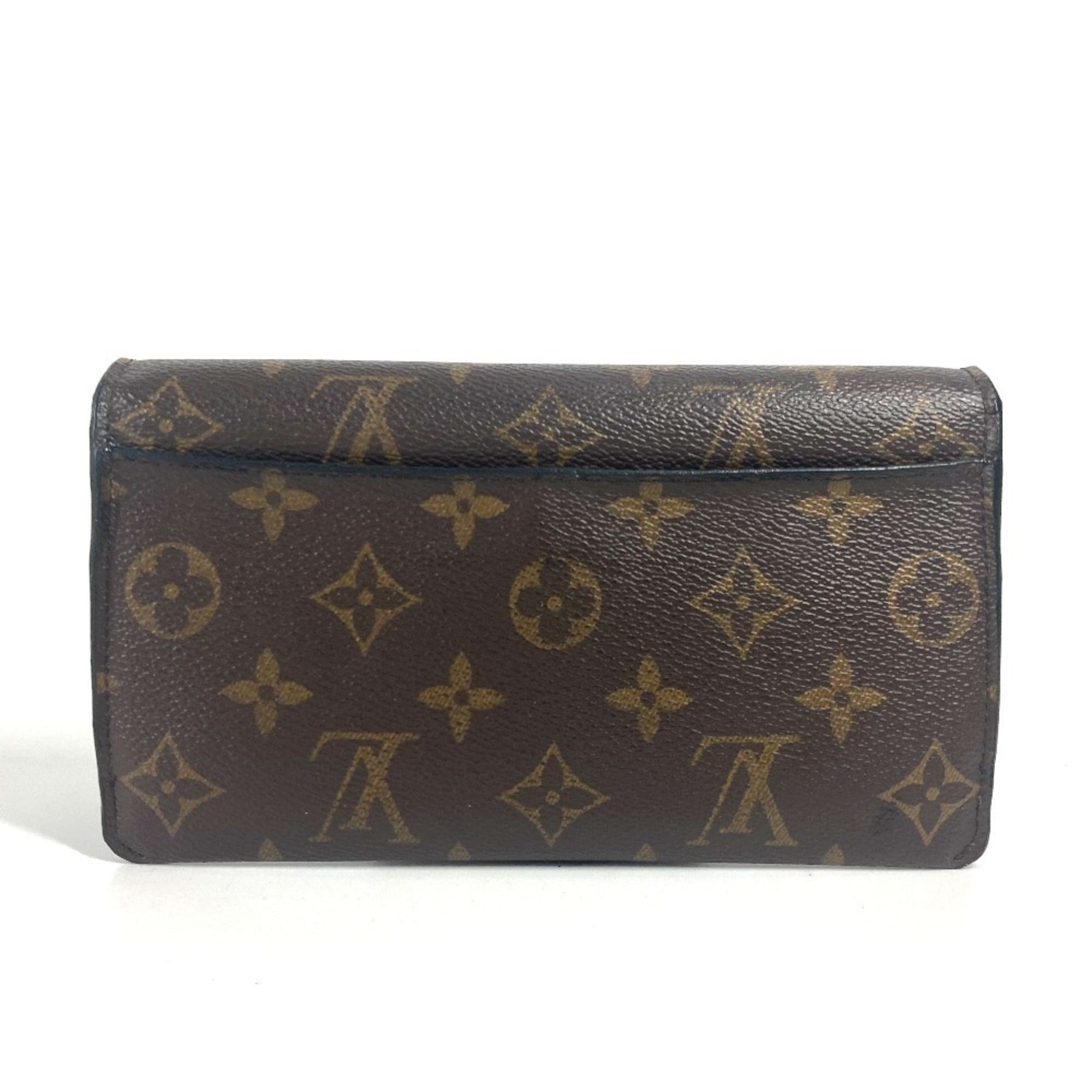 Louis Vuitton Monogram Brown Pink Monogram Long Wallet (Bi-Fold) (Pre-Owned)