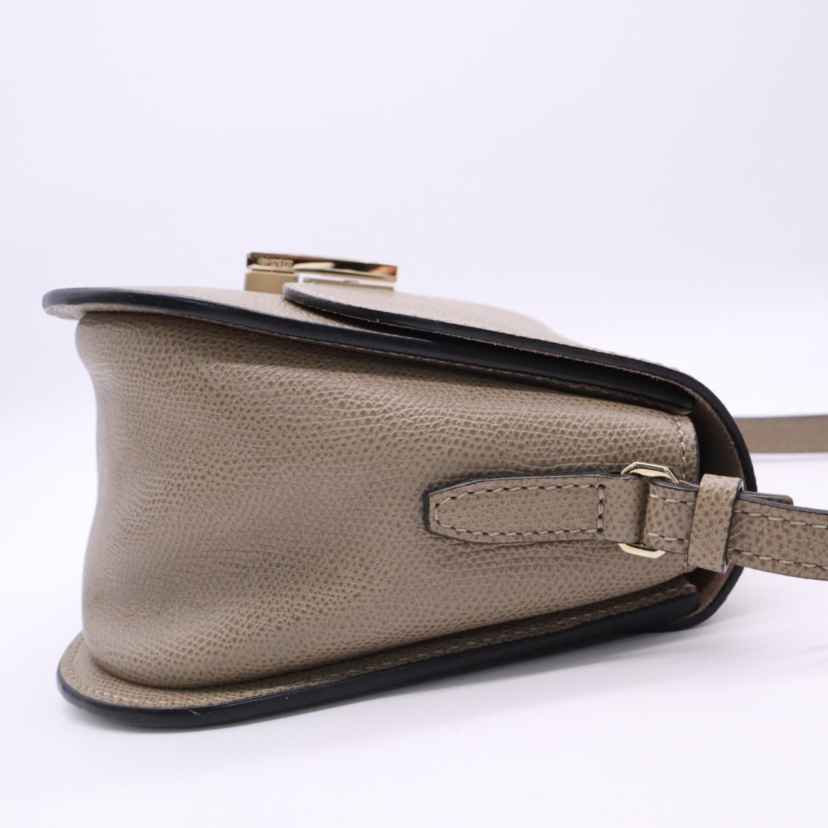 Valextra Brown Leather Shoulder Bag (Pre-Owned)