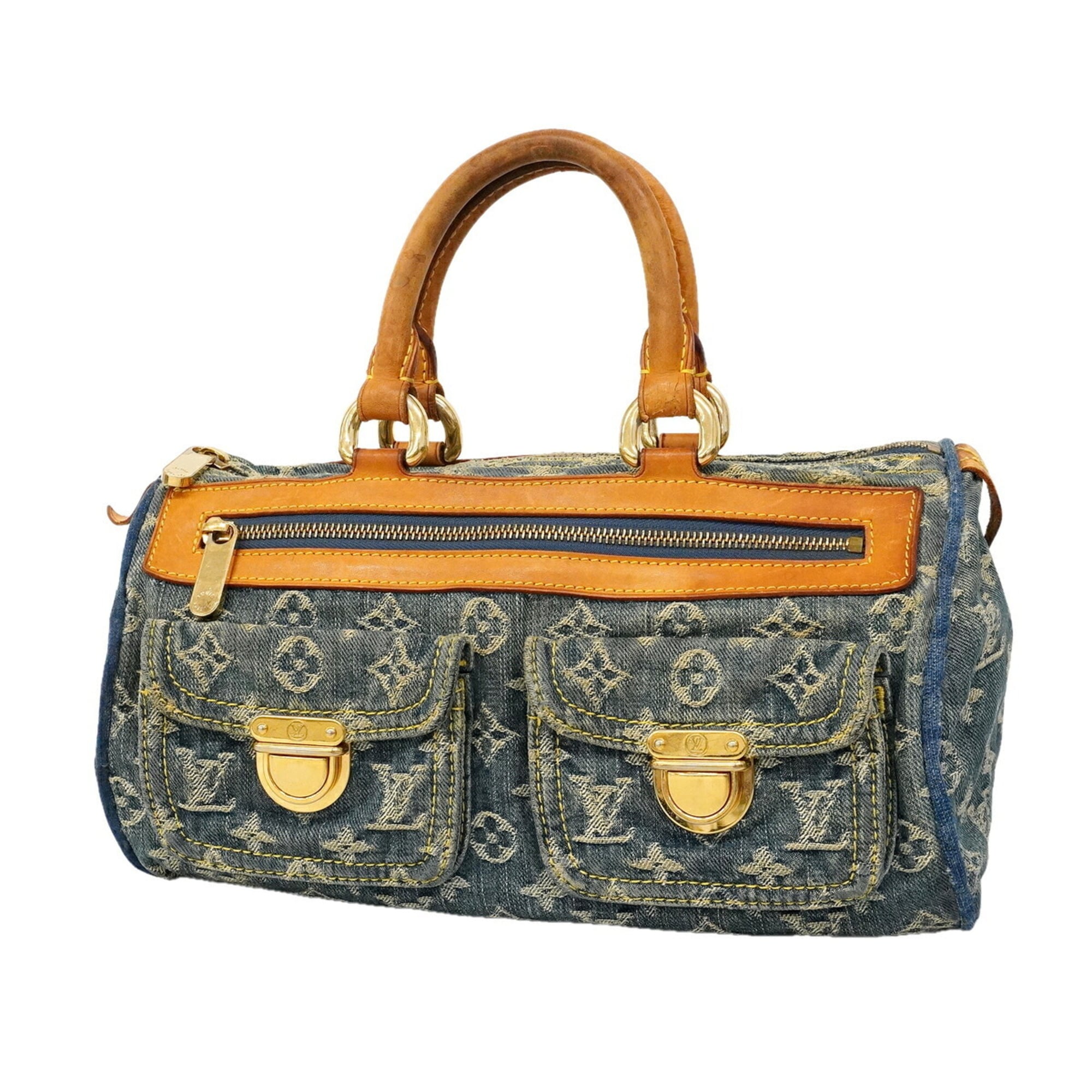 Louis Vuitton Blue Handbag (Pre-Owned)