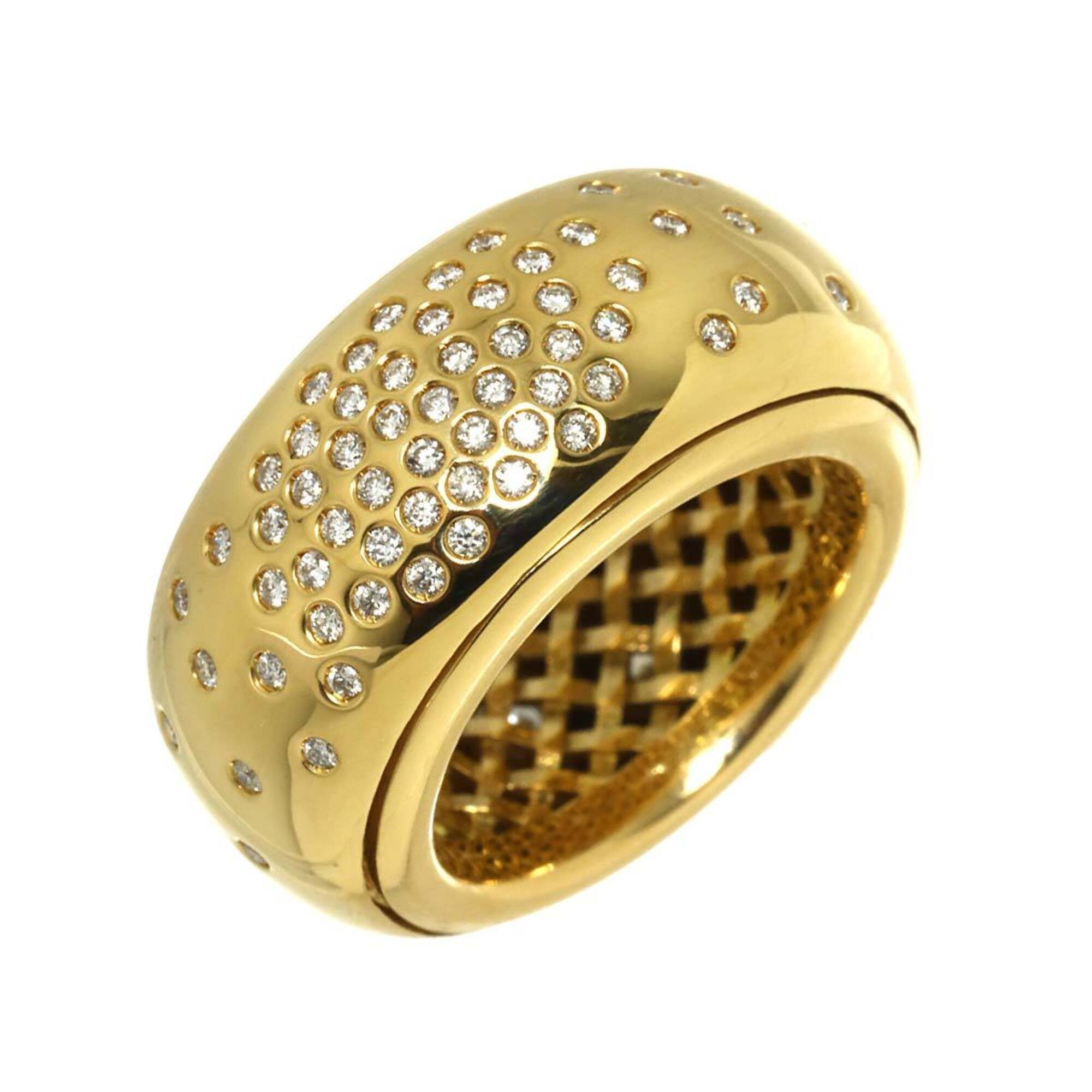 Bottega Veneta Yellow Gold (18K) Band Ring (Pre-Owned)