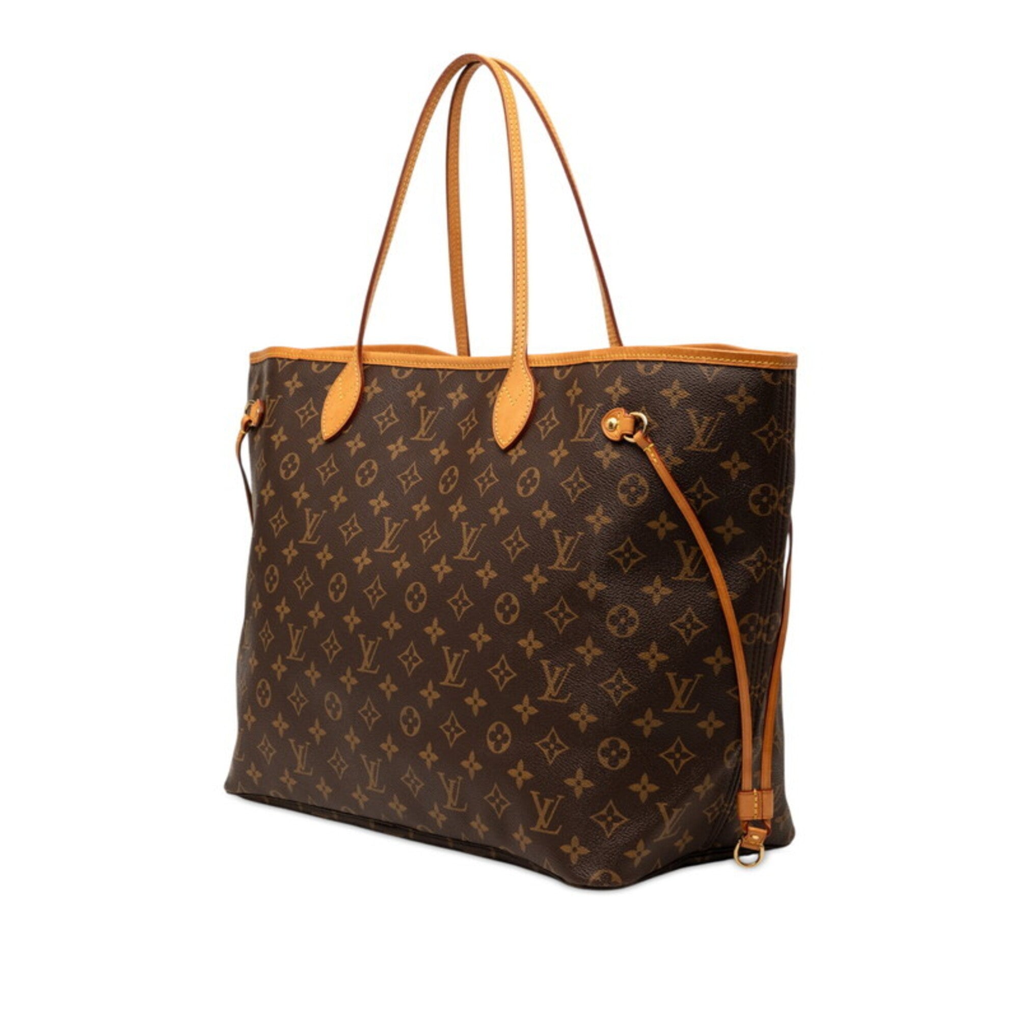 Louis Vuitton Brown Pvc Leather Shoulder Bag Tote Bag (Pre-Owned)