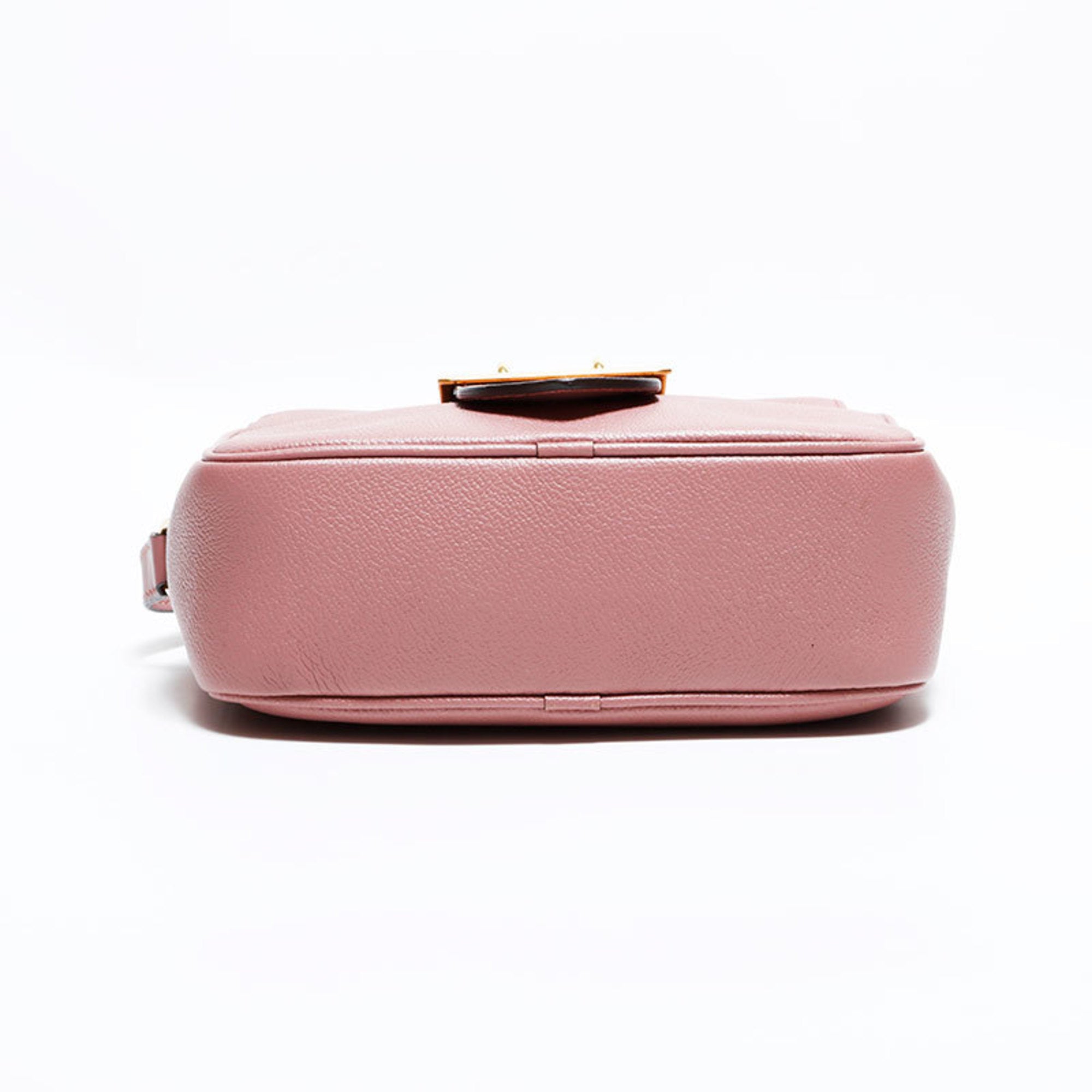Burberry Pink Leather Shoulder Bag (Pre-Owned)