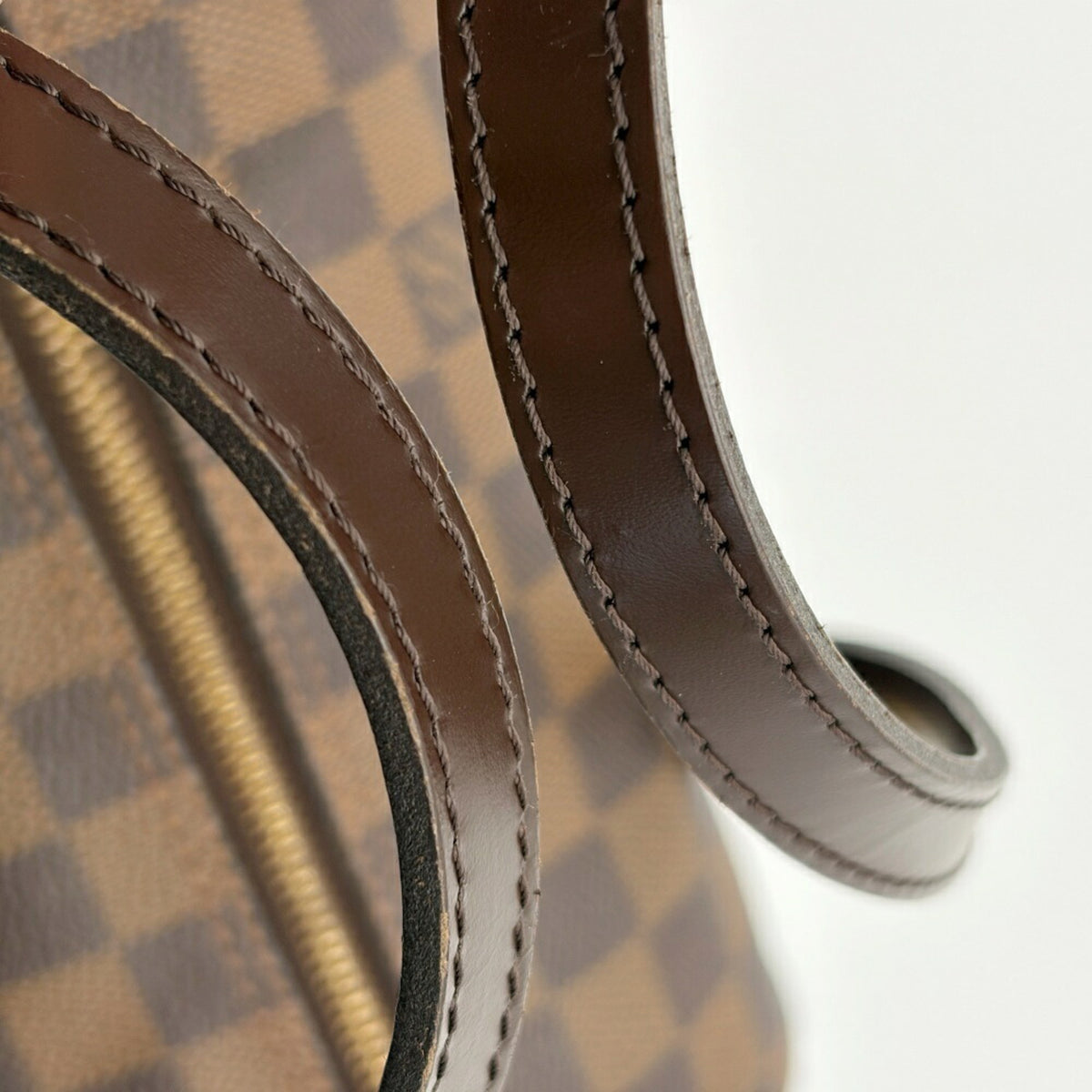 Louis Vuitton Damier Ebene Damier Canvas Handbag Tote Bag (Pre-Owned)