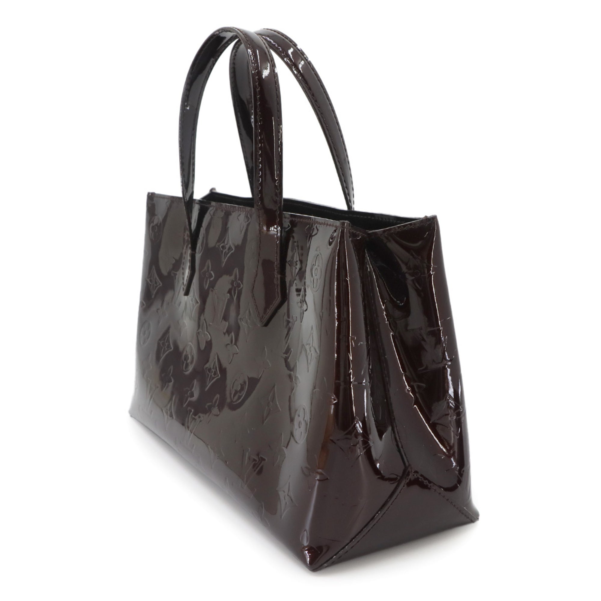 Louis Vuitton Amarante Monogram Vernis Handbag (Pre-Owned)