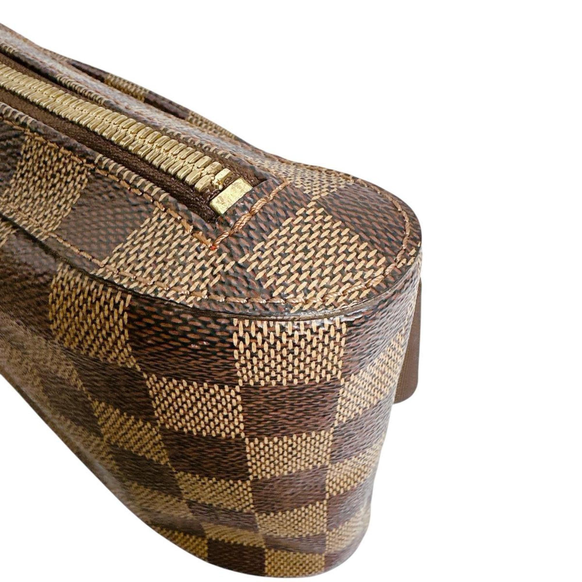Louis Vuitton Damier Ebene Damier Canvas Fanny Pack Sling Bag (Pre-Owned)