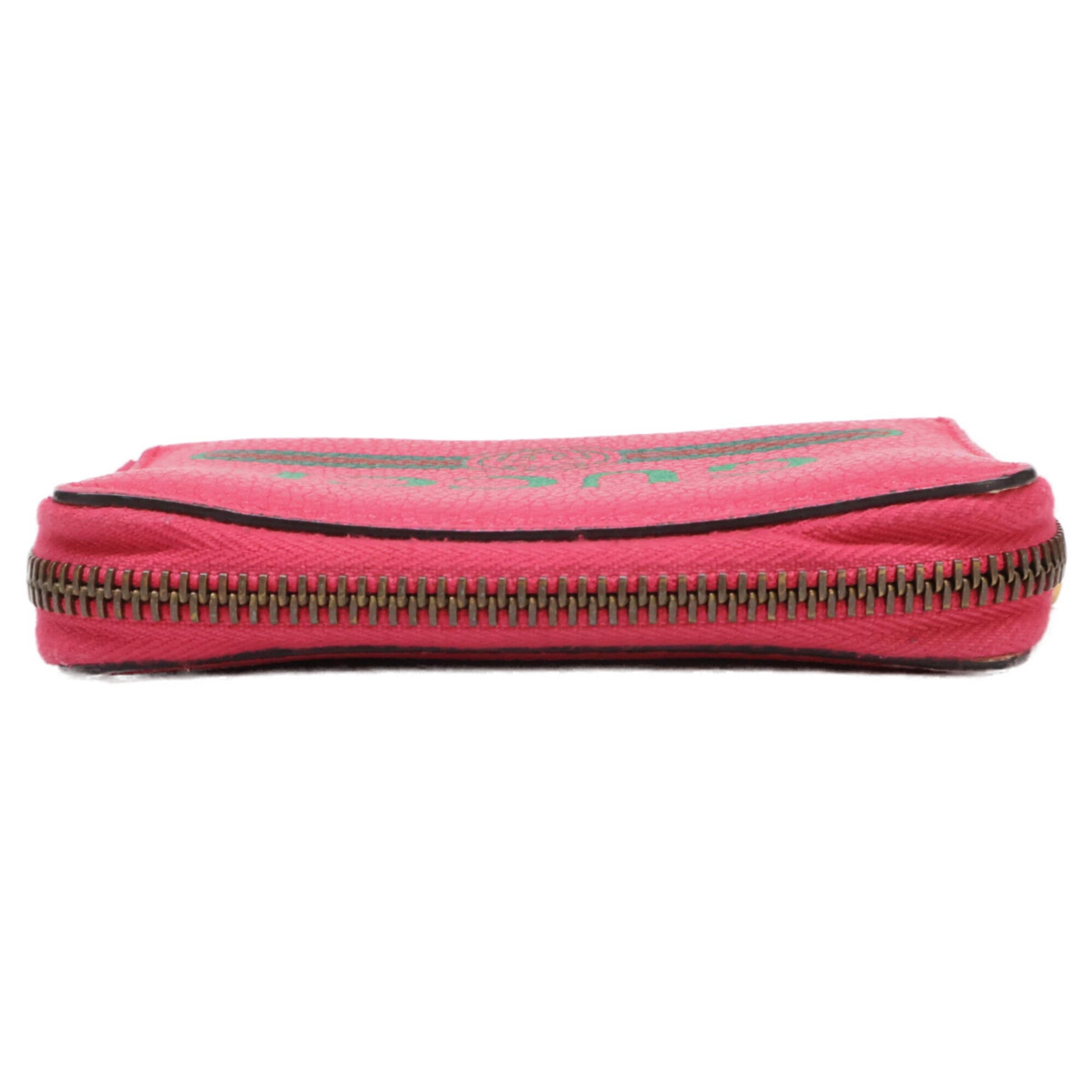 Gucci Pink Leather Coin Purse/Coin Case (Pre-Owned)