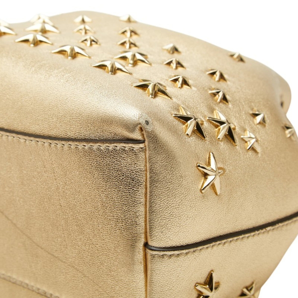 Jimmy Choo Leather Handbag Shoulder Bag (Pre-Owned)