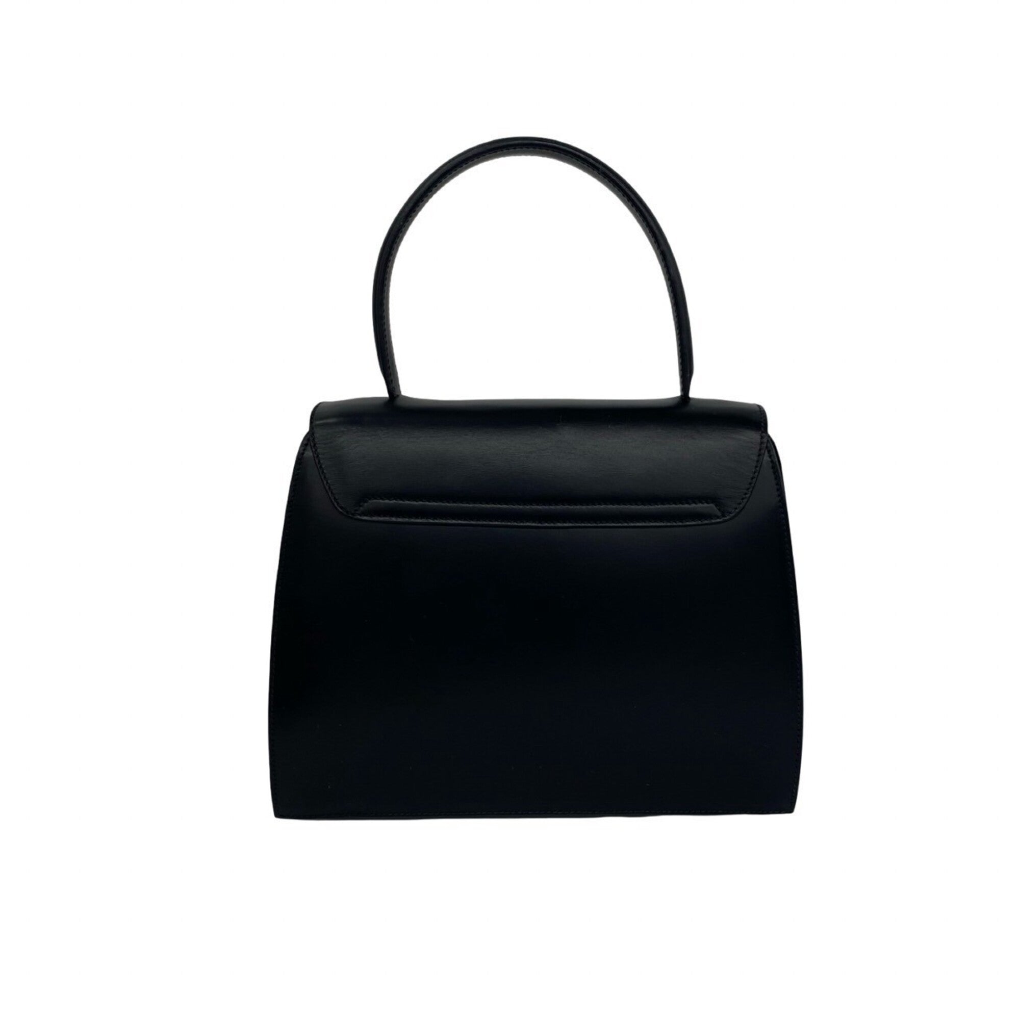 Celine Black Leather Handbag Shoulder Bag (Pre-Owned)