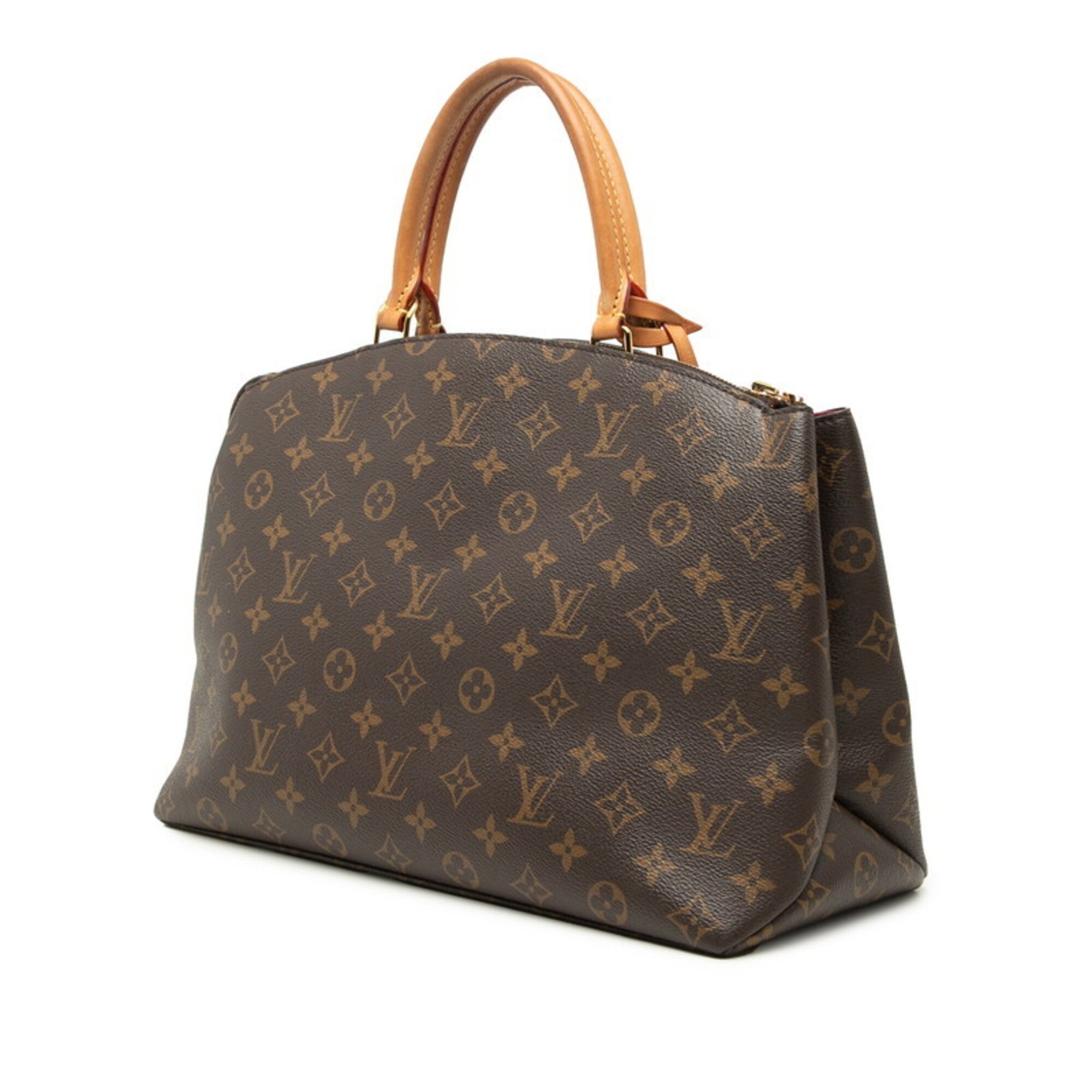 Louis Vuitton Monogram Brown Pvc Leather Handbag Shoulder Bag (Pre-Owned)